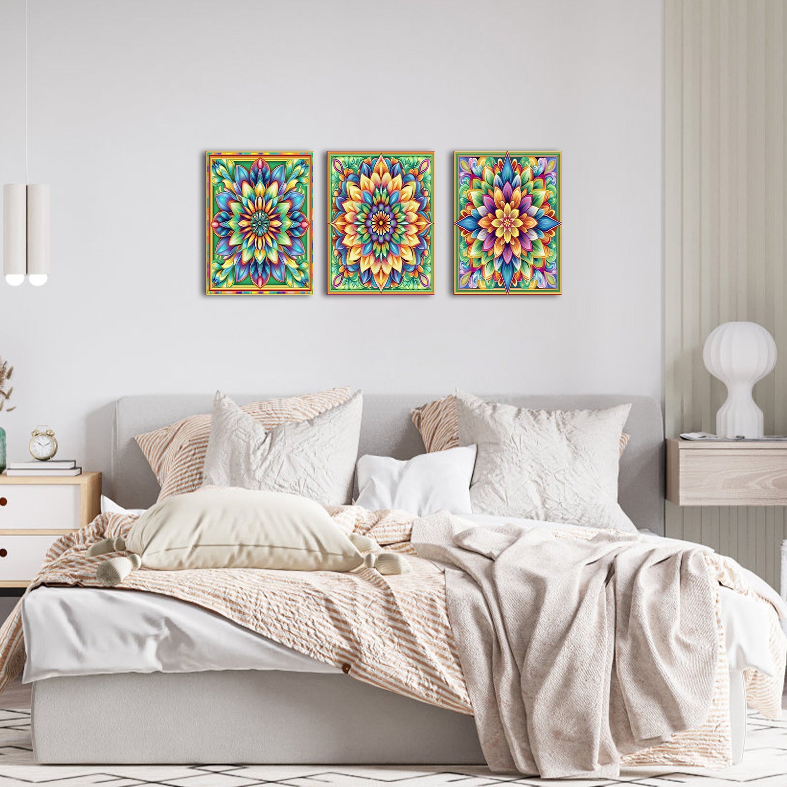 Kaleidoscope Colorful Floral Patterns
