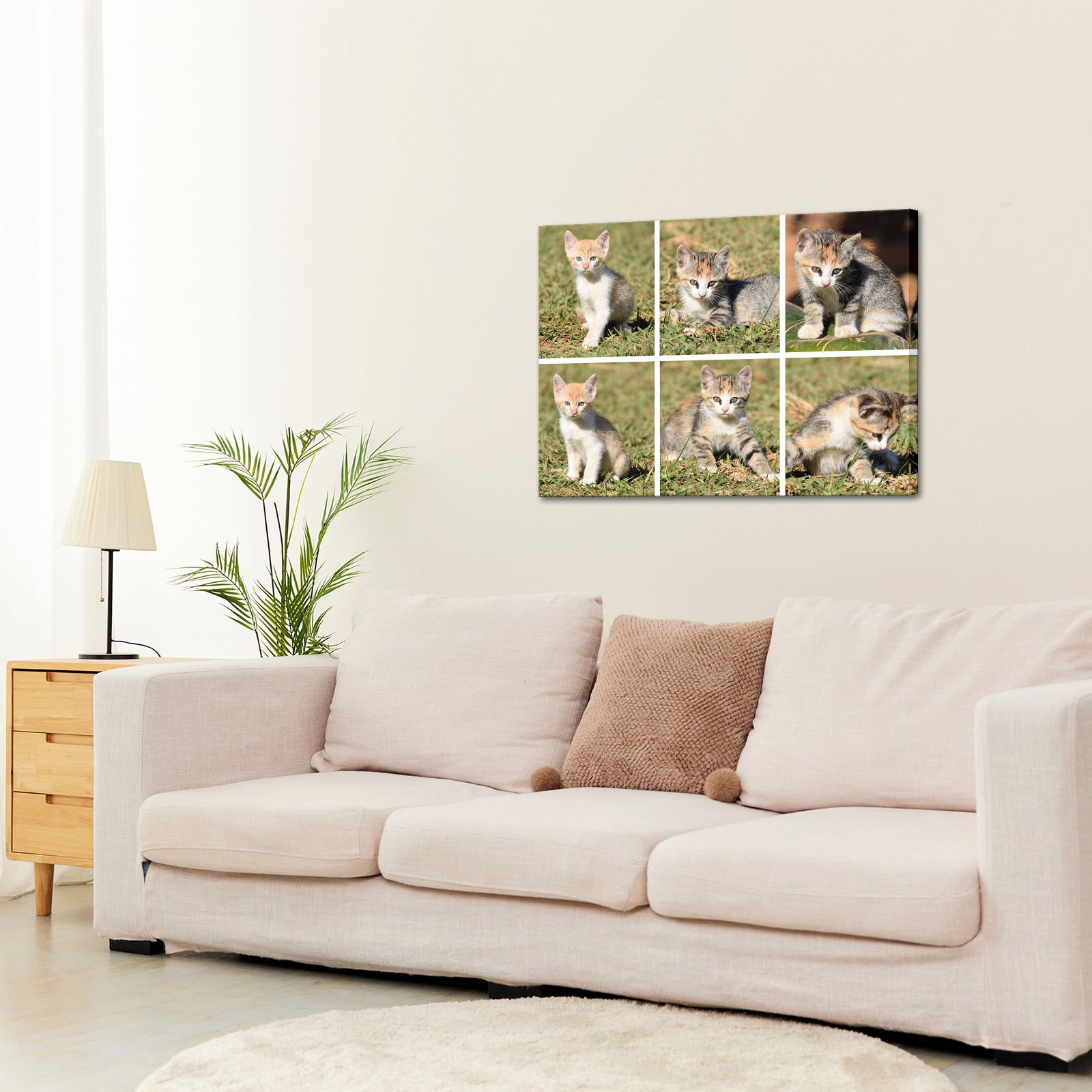 Pet memorial custom photo printing on the wall