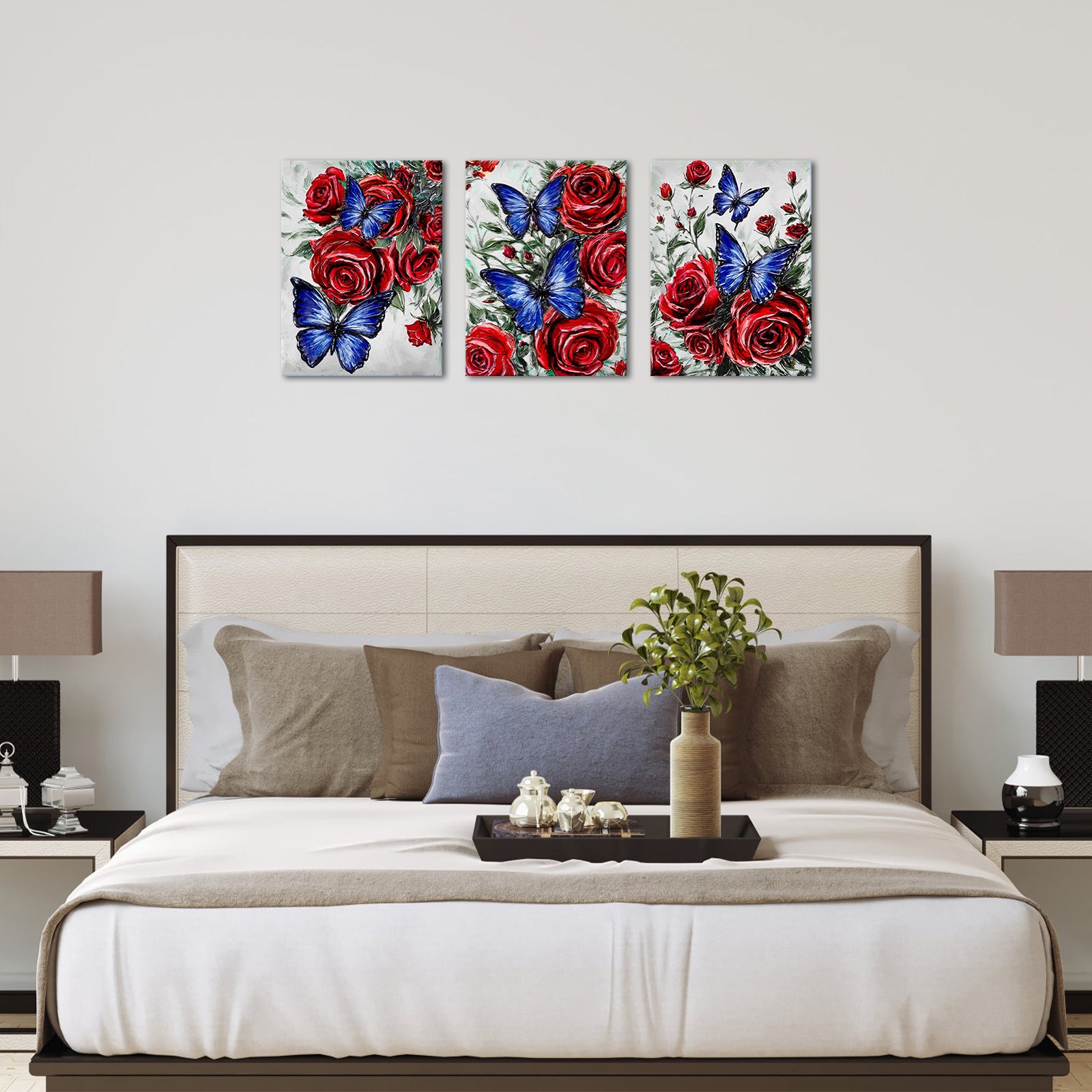 Roses And Butterflies
