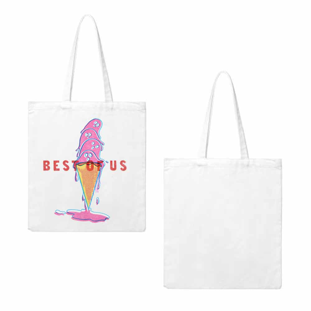 Custom Photo Print Canvas Tote Bag