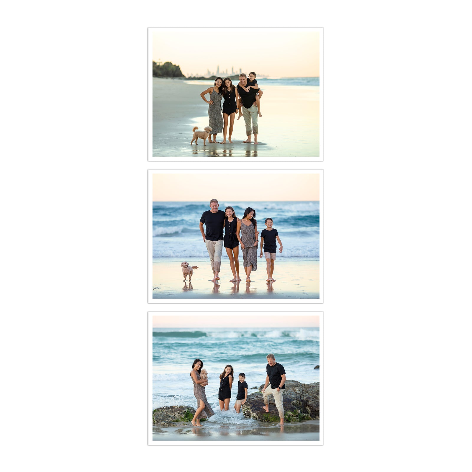 Memory photo scroll print on canvas