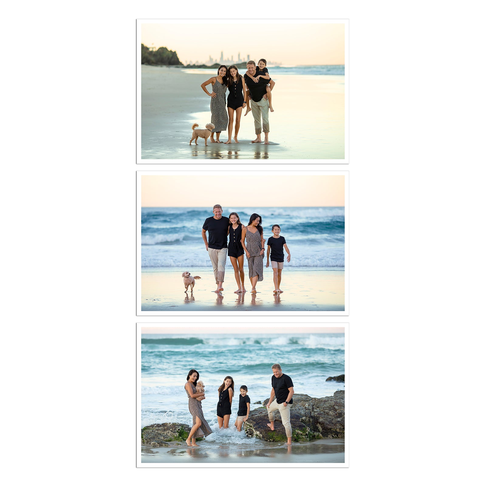 Memory photo scroll print on canvas