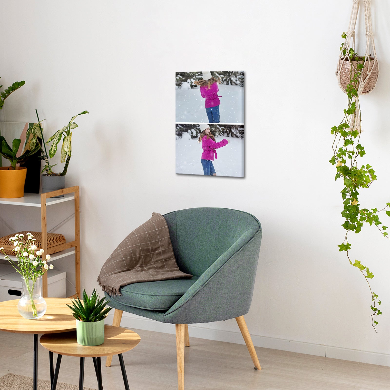 Best Gift Customized Vertical Canvas Print on Demand Design