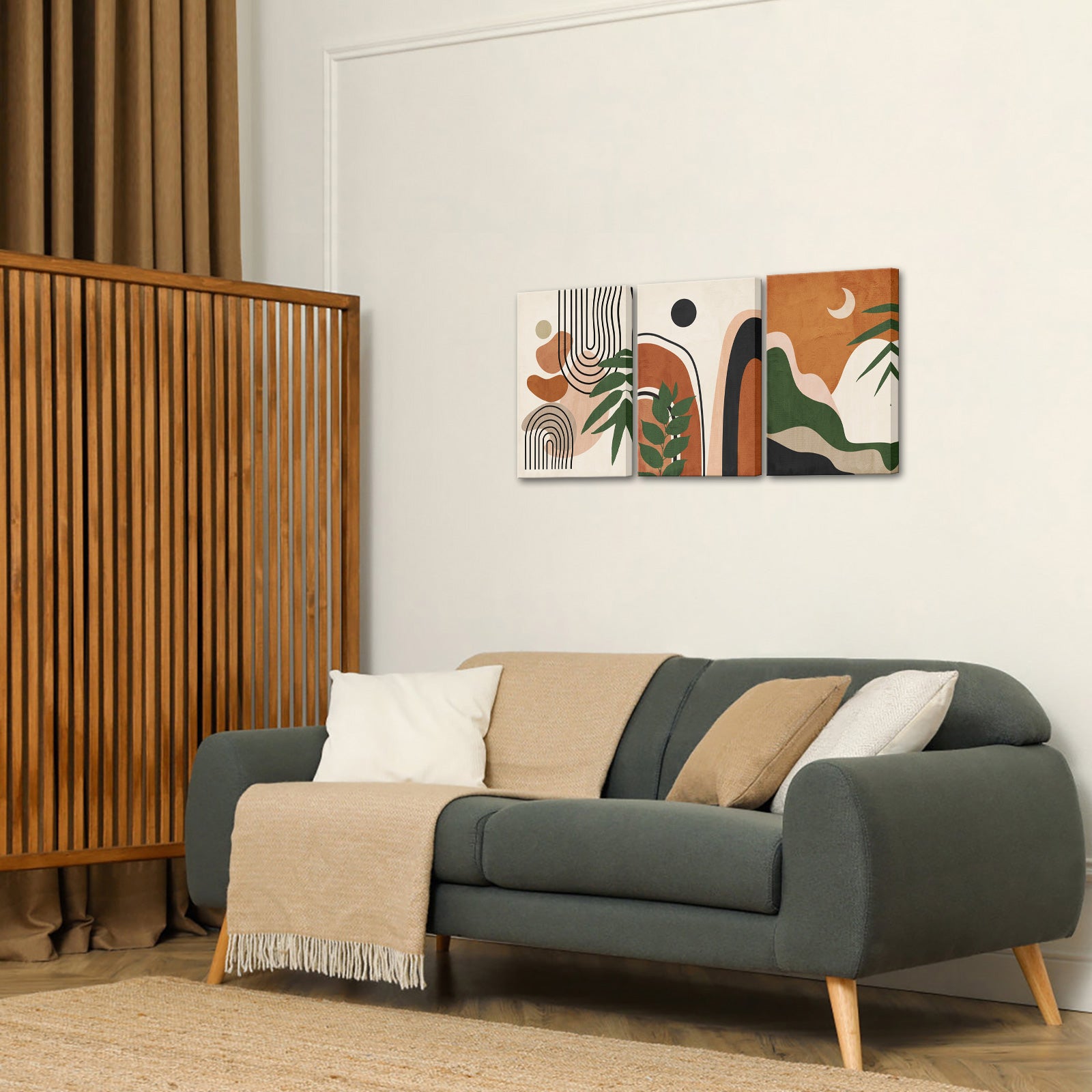 Abstract Bohemian-Inspired Landscape