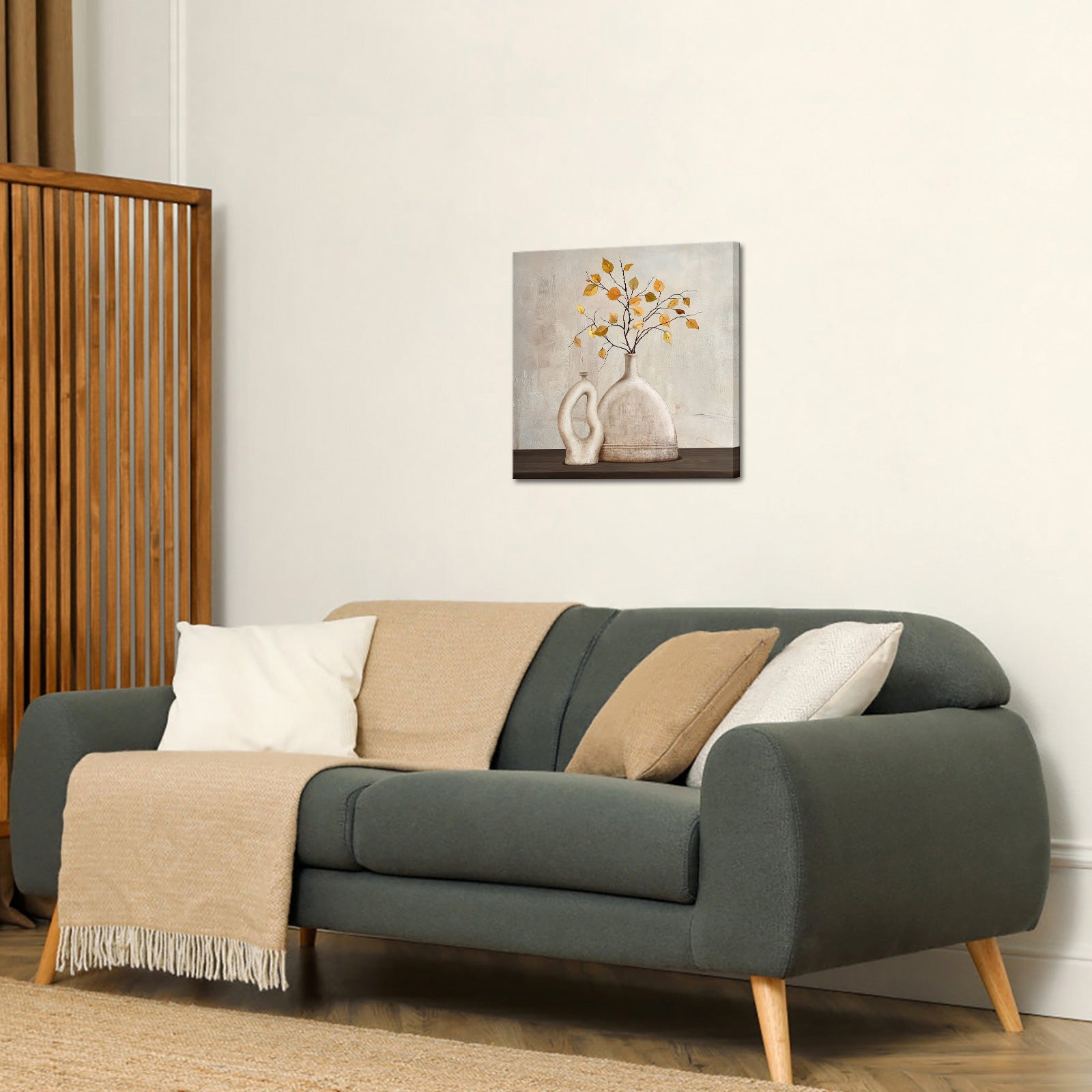 8x8 Irregular Art Porcelain Vase rectangle canvas print sale