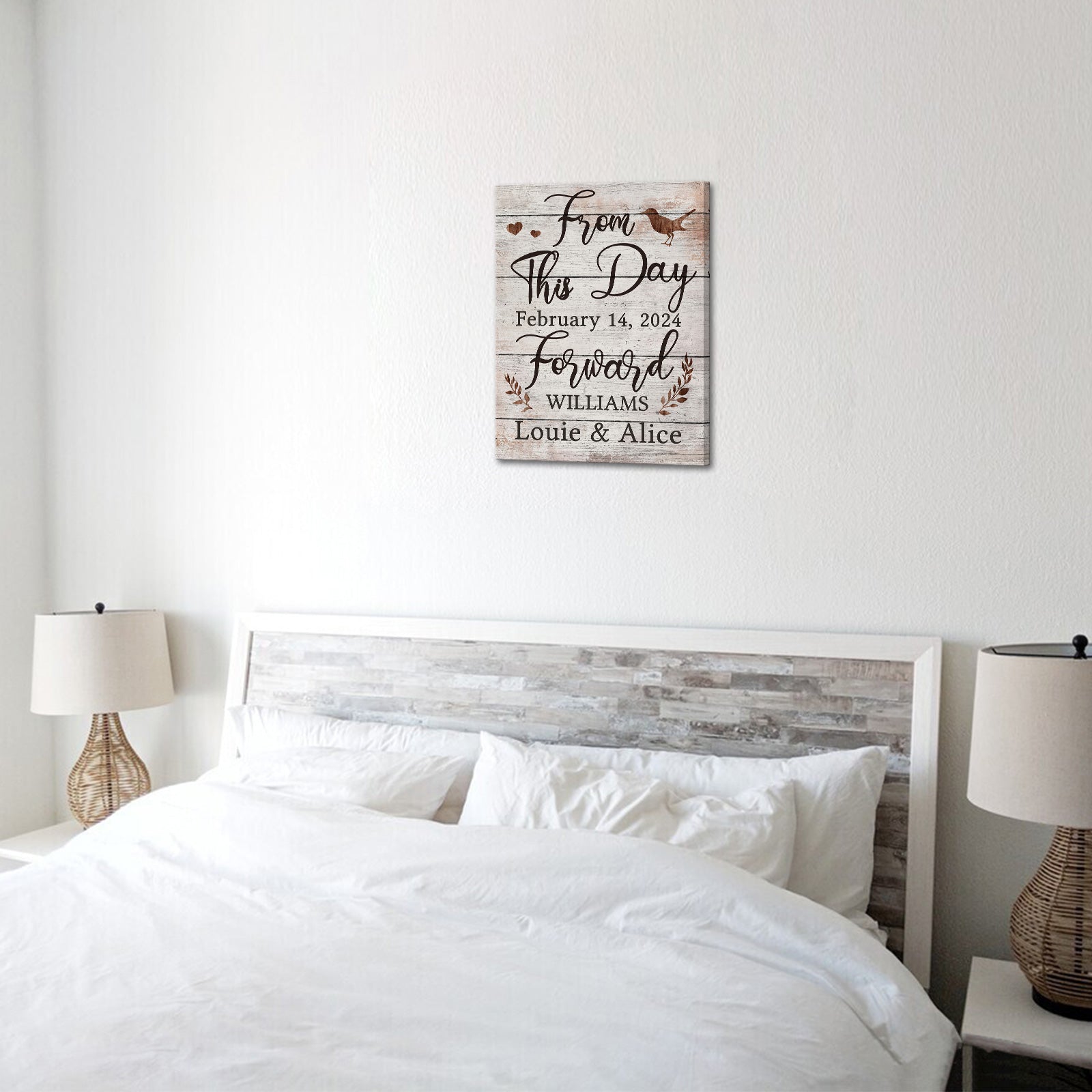 custom canvas wall art with words