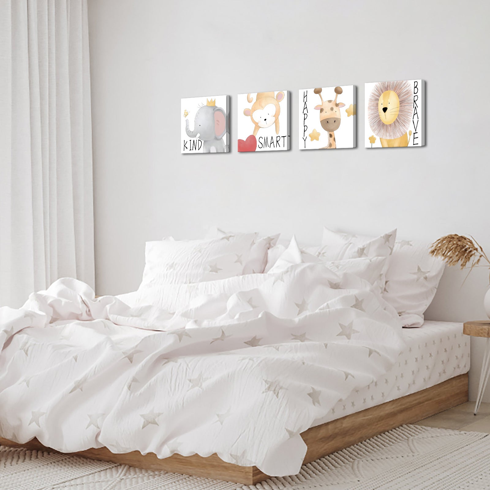4-panel Quotes Animals Easy Canvas Print easy canvas prints