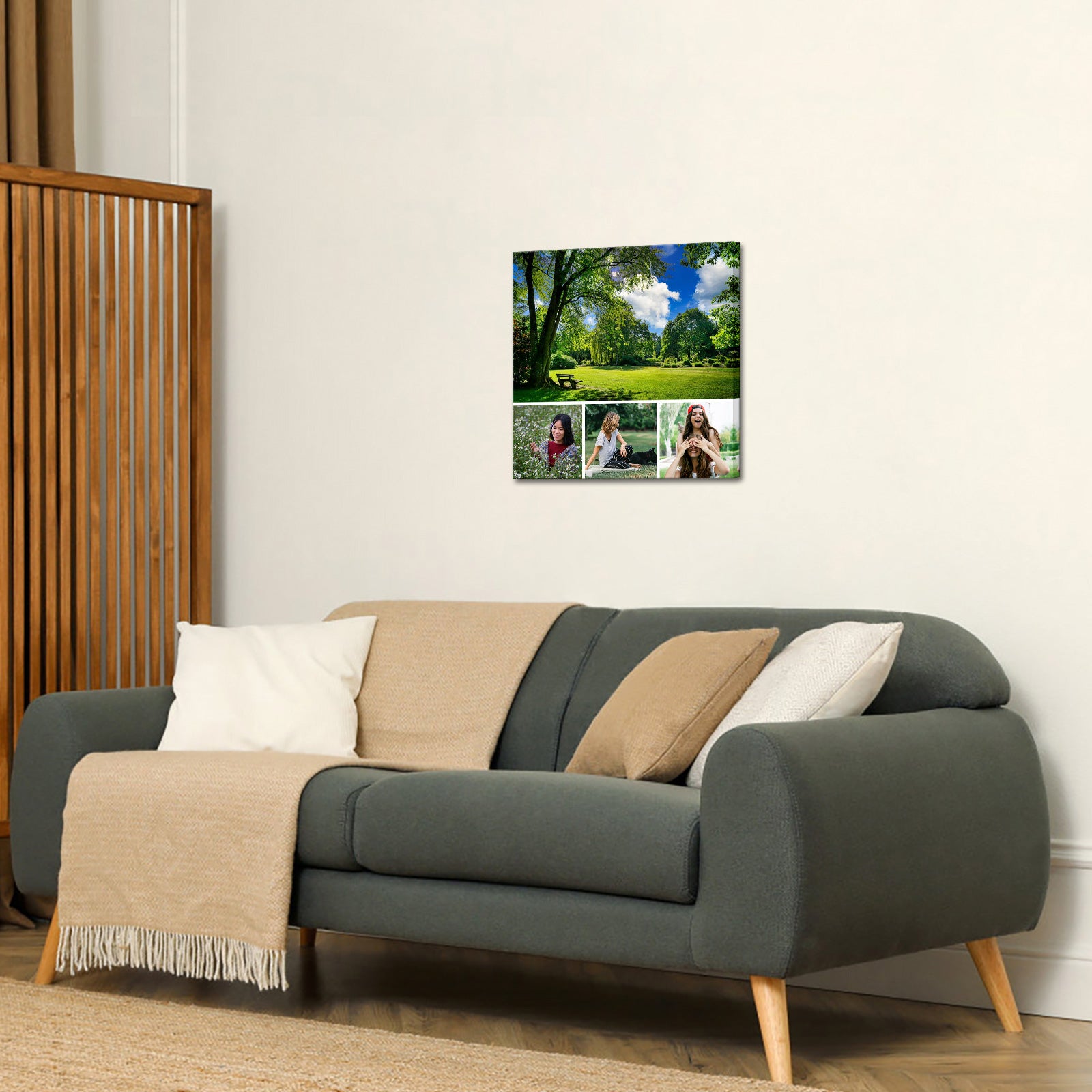 rectangular custom collage canvas