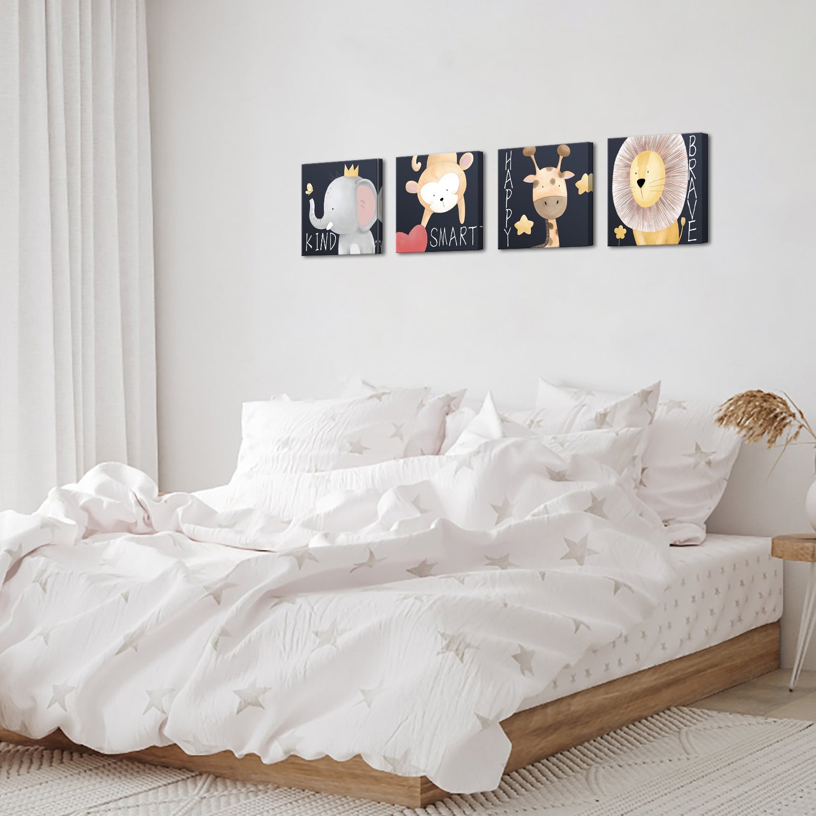 4-panel Quotes Animals Easy Canvas Print easy canvas prints