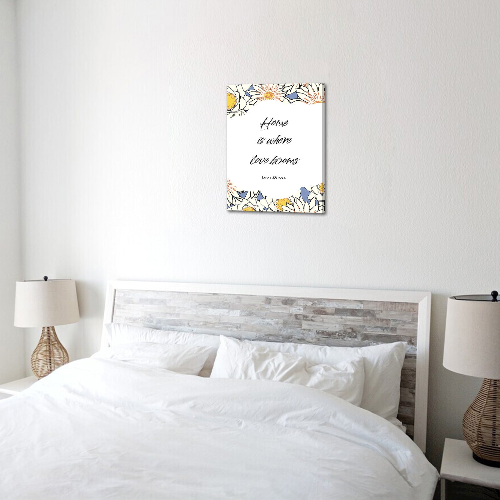 Personalized Family Sign Canvas Print