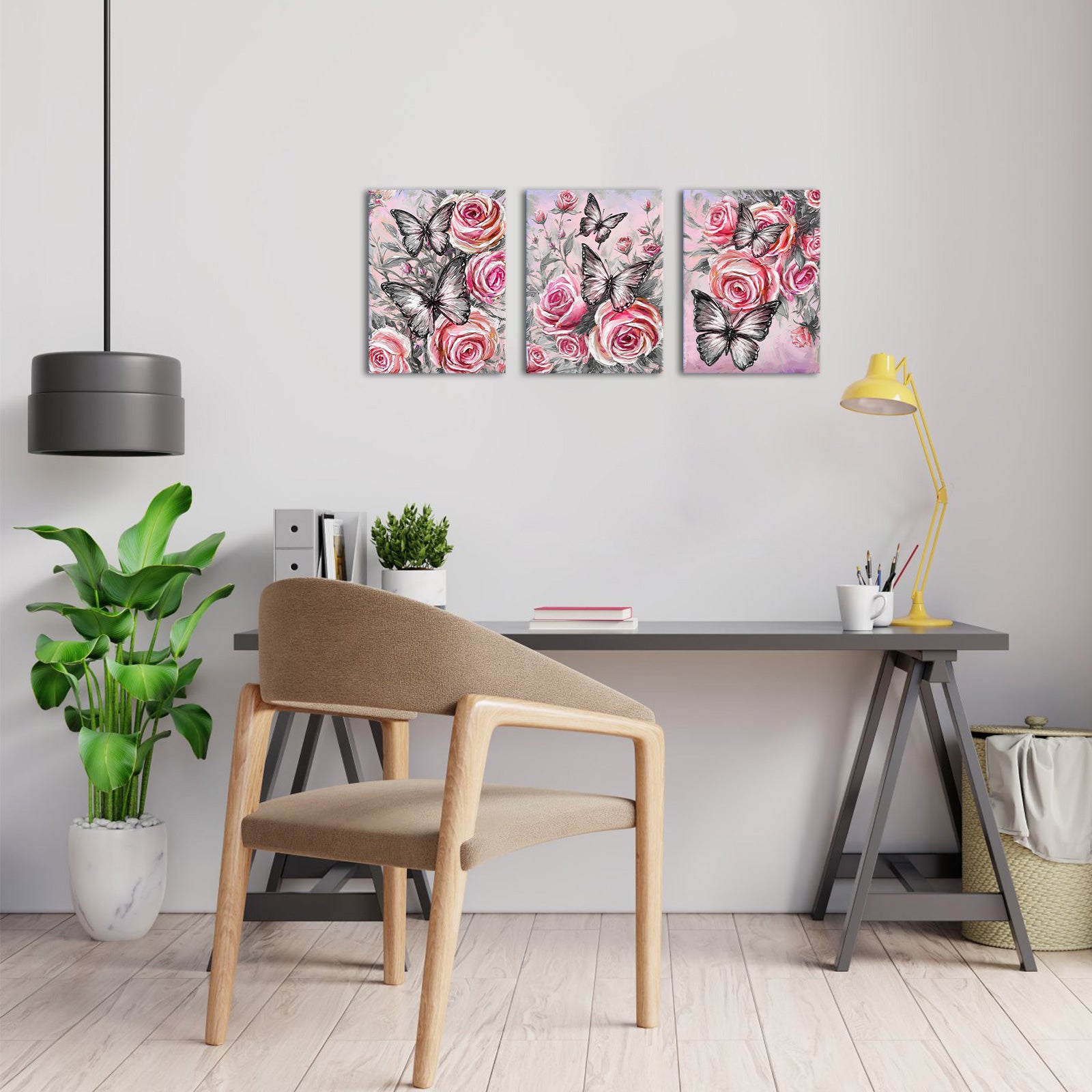 Roses And Butterflies