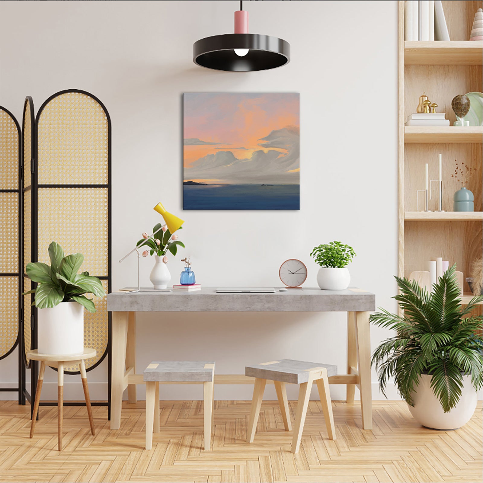 Tranquil Sea Level Small high quality gentle style home wall decoration