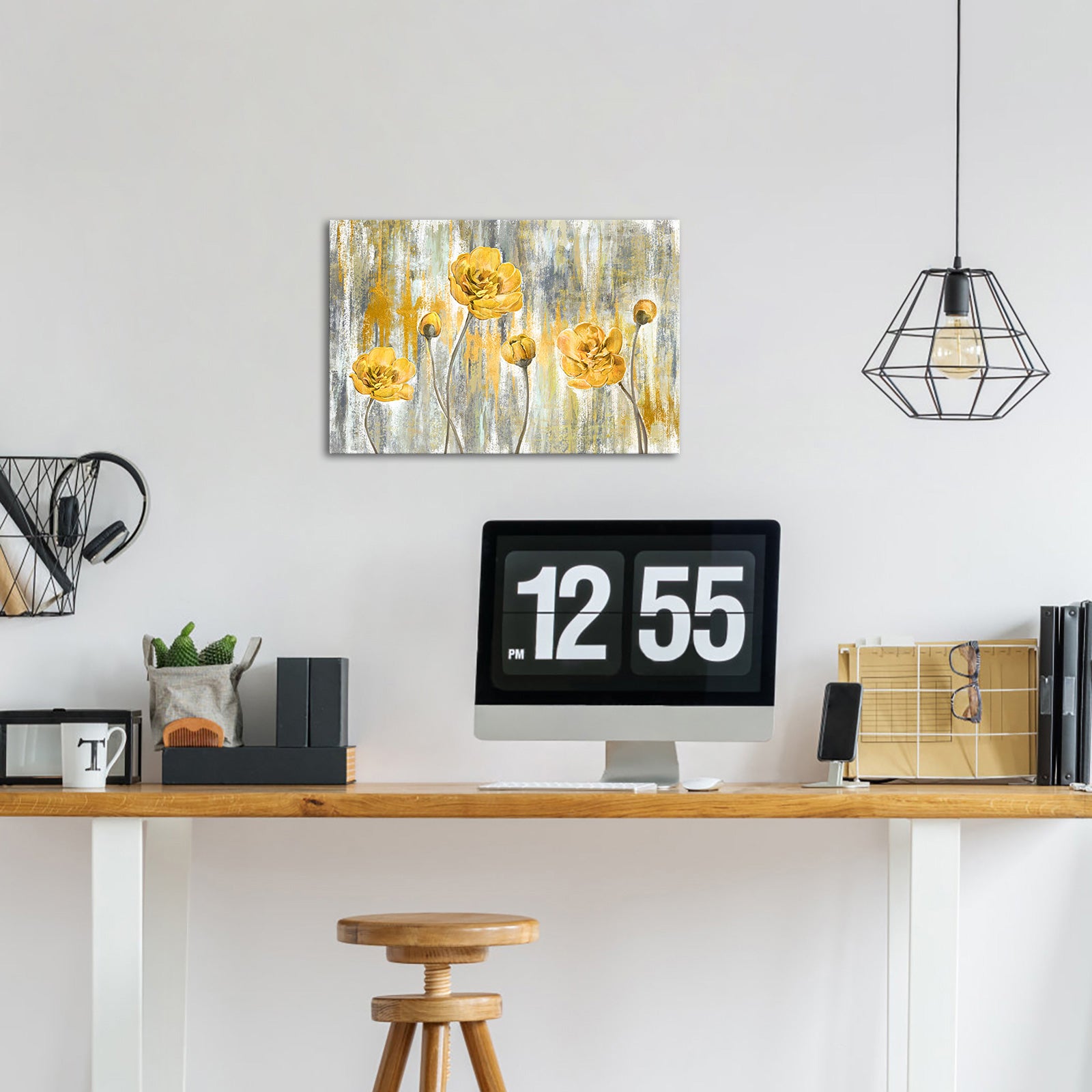 flower large canvas art