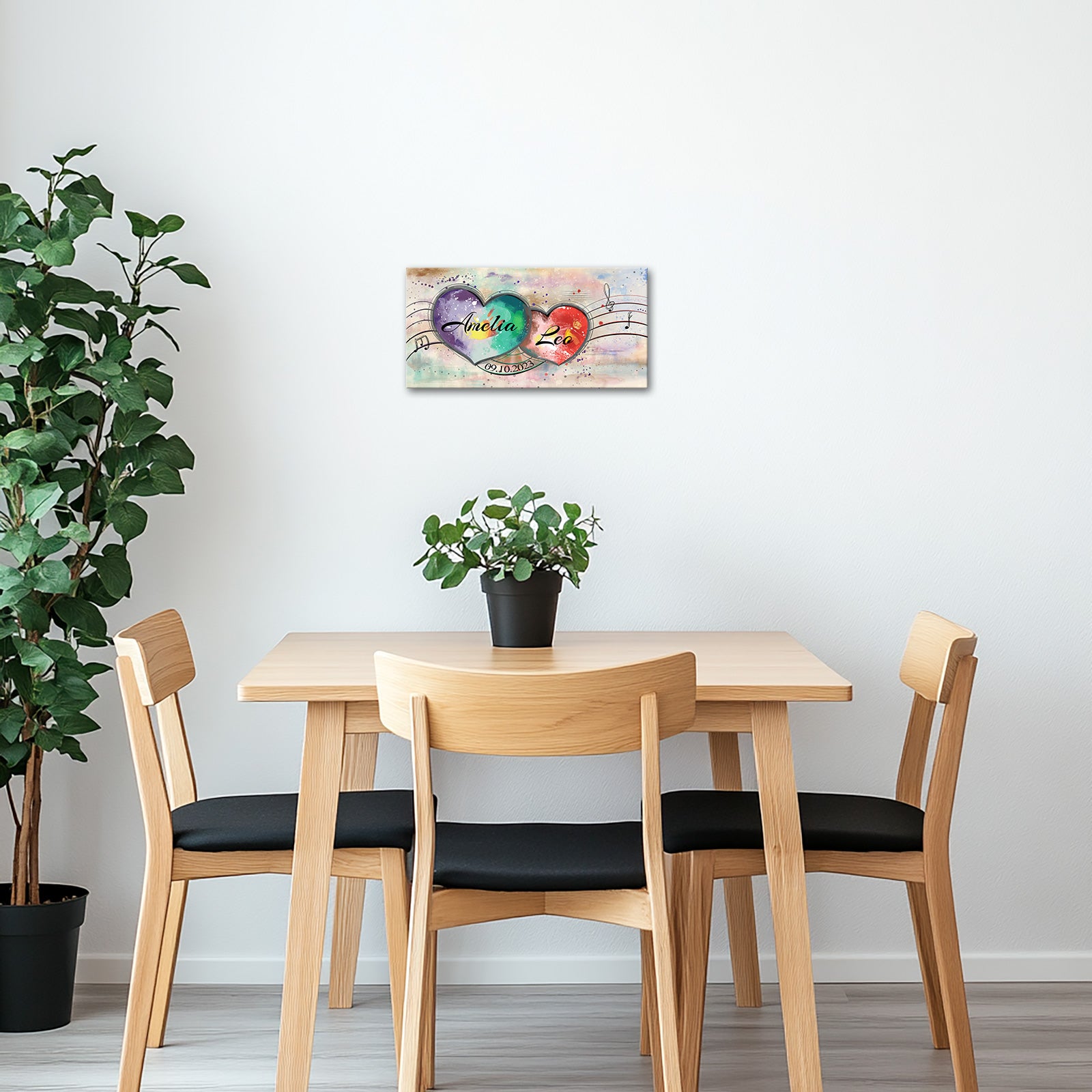 personalized picture to canvas wall art