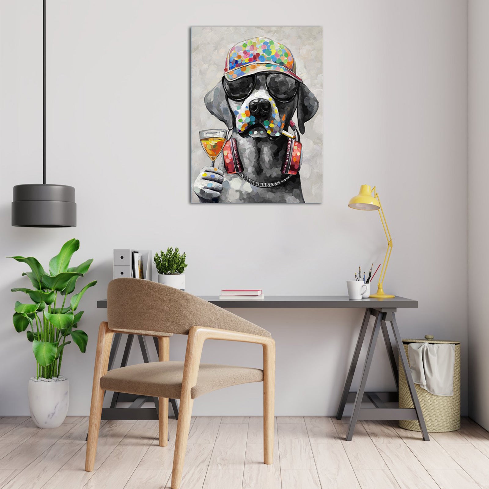 dog large prints wall art