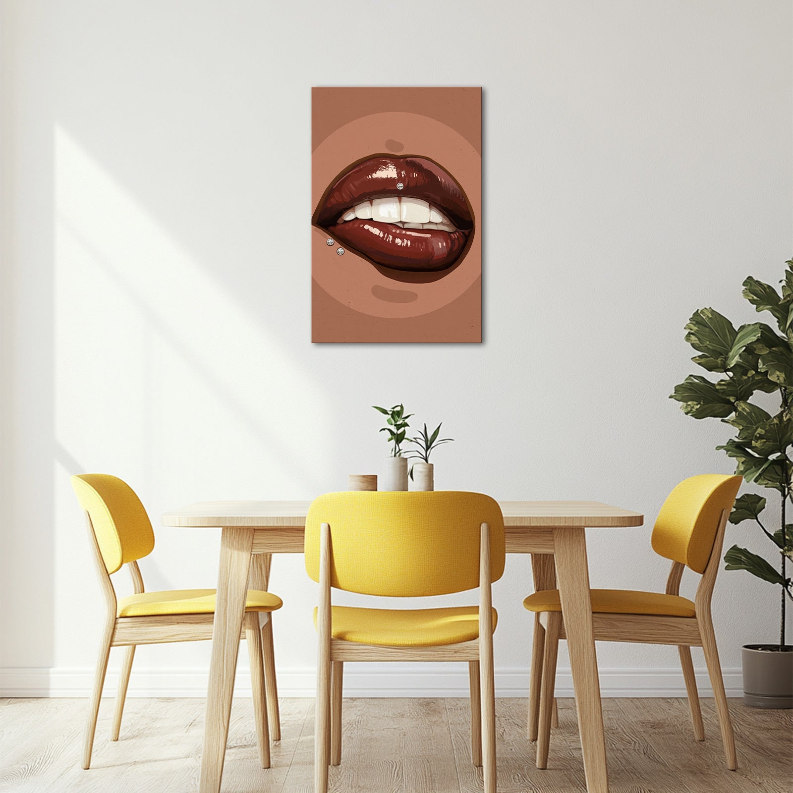 Sparkling Crimson Lips