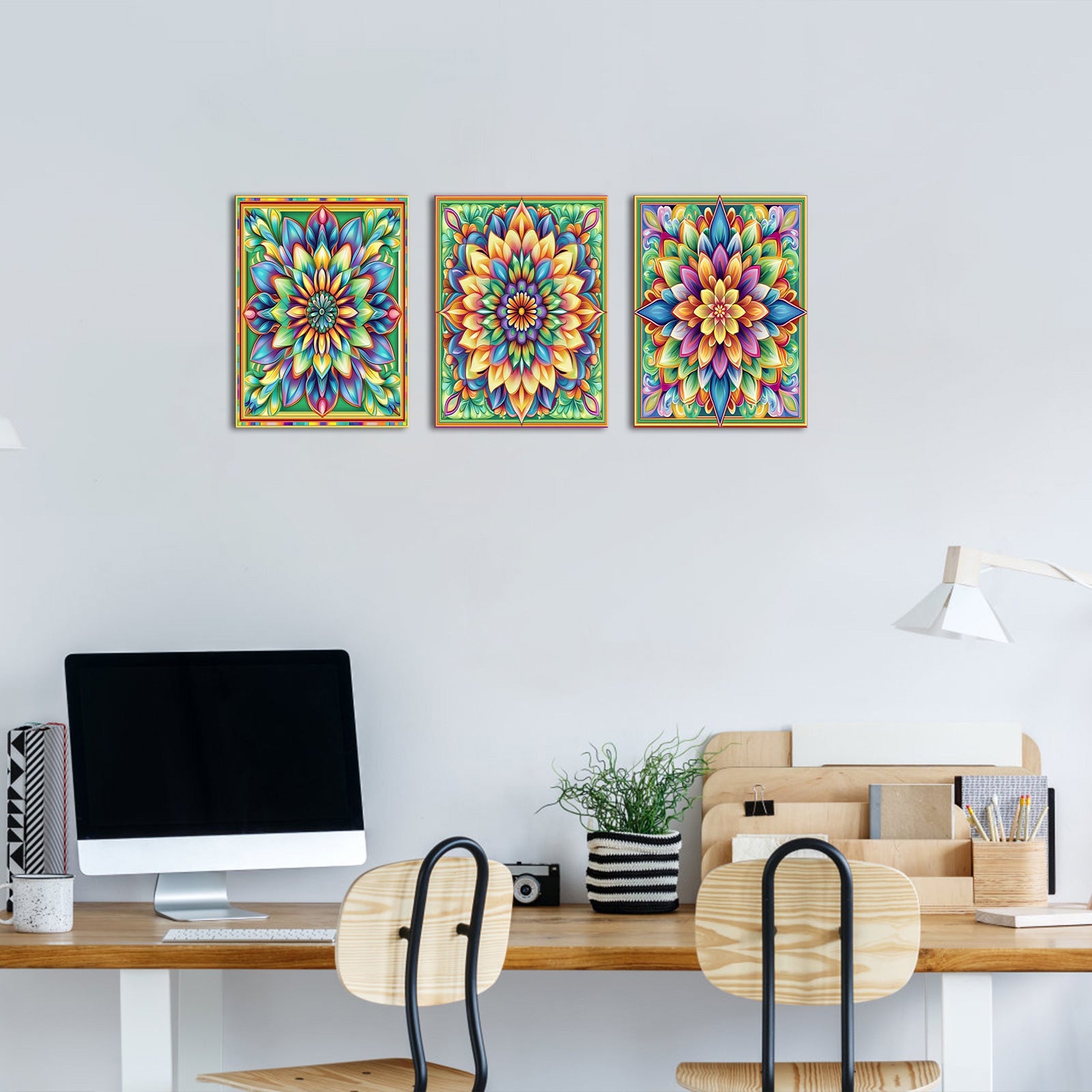 Kaleidoscope Colorful Floral Patterns