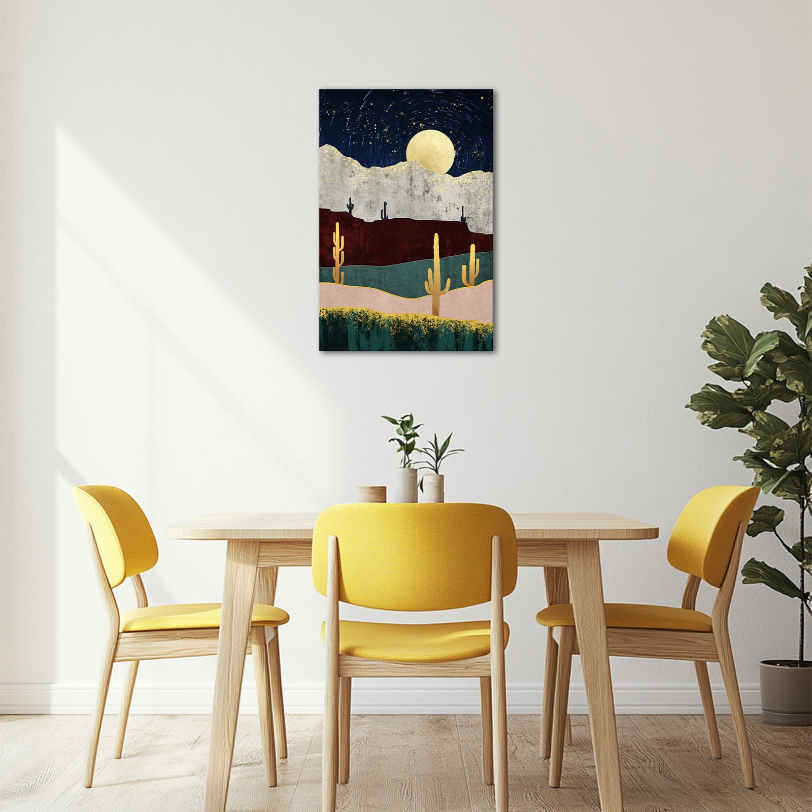 Abstract wind mountain forest cheap large canvas wall art under $50