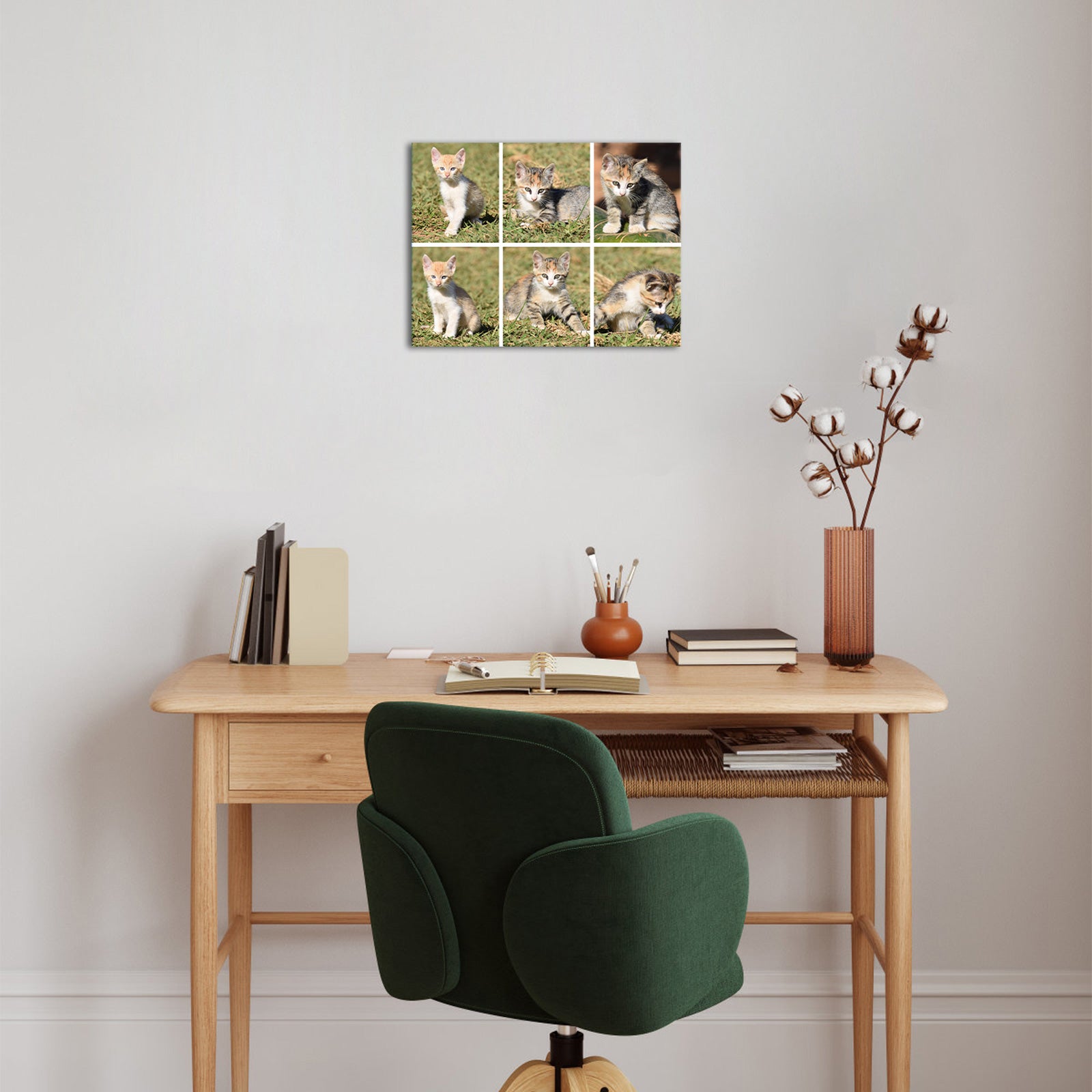 Pet memorial custom photo printing on the wall