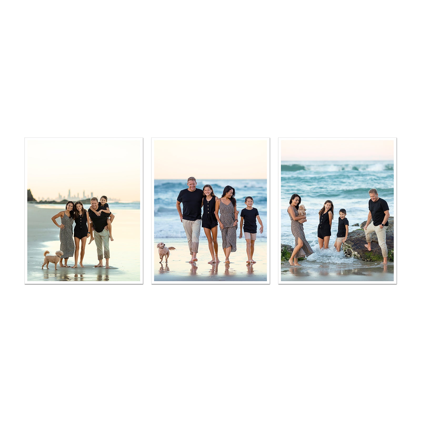 Memory photo scroll print on canvas