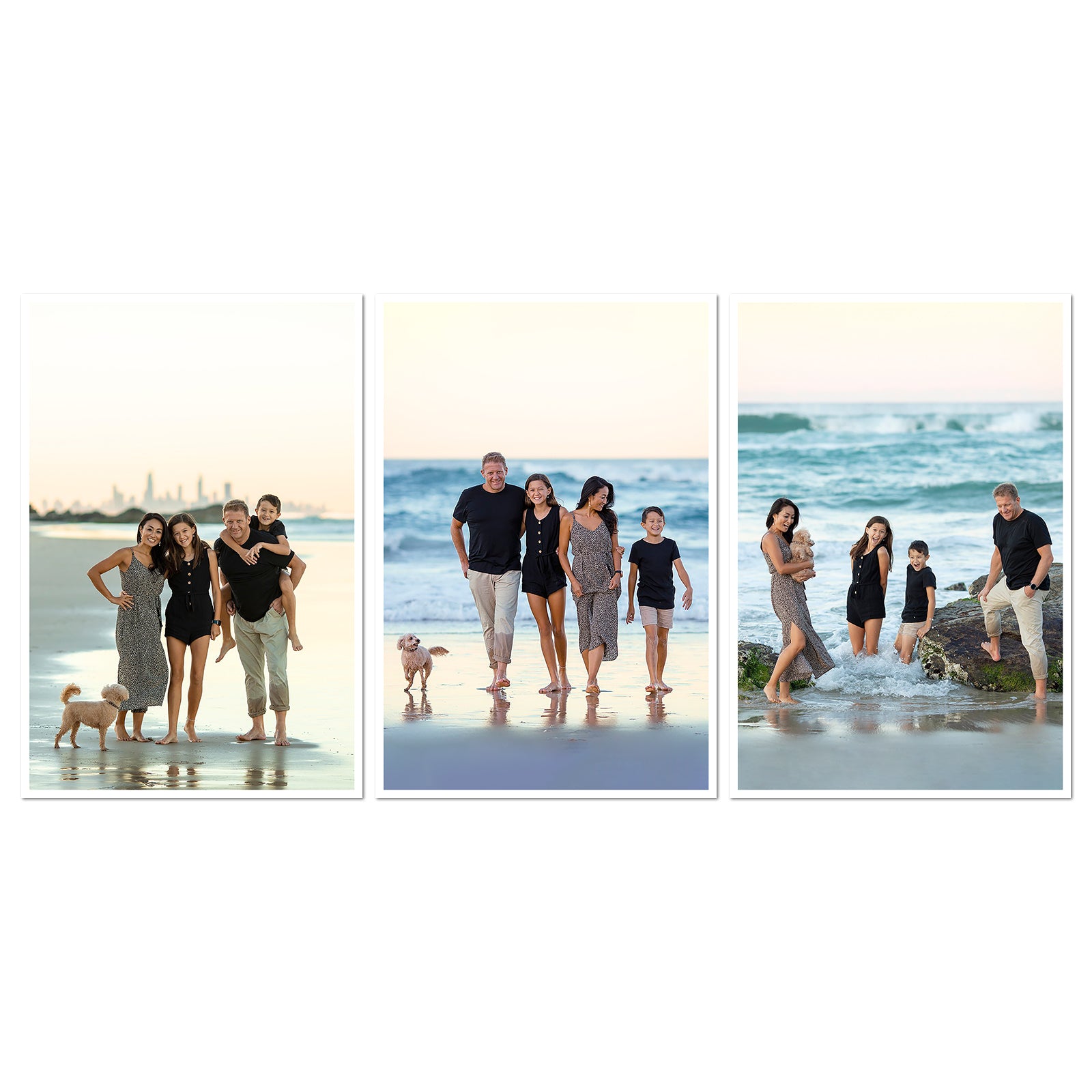 Memory photo scroll print on canvas