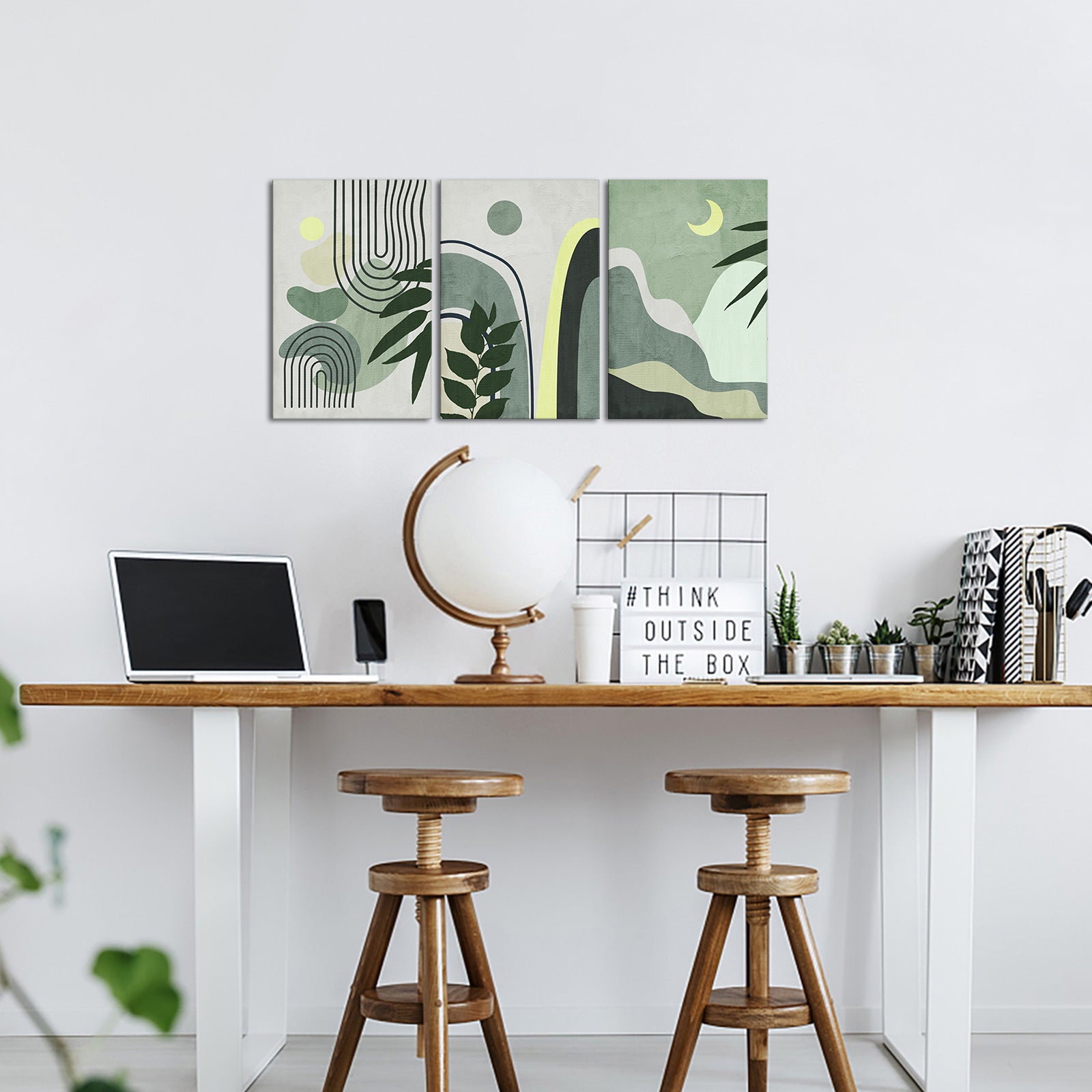 Abstract Bohemian-Inspired Landscape