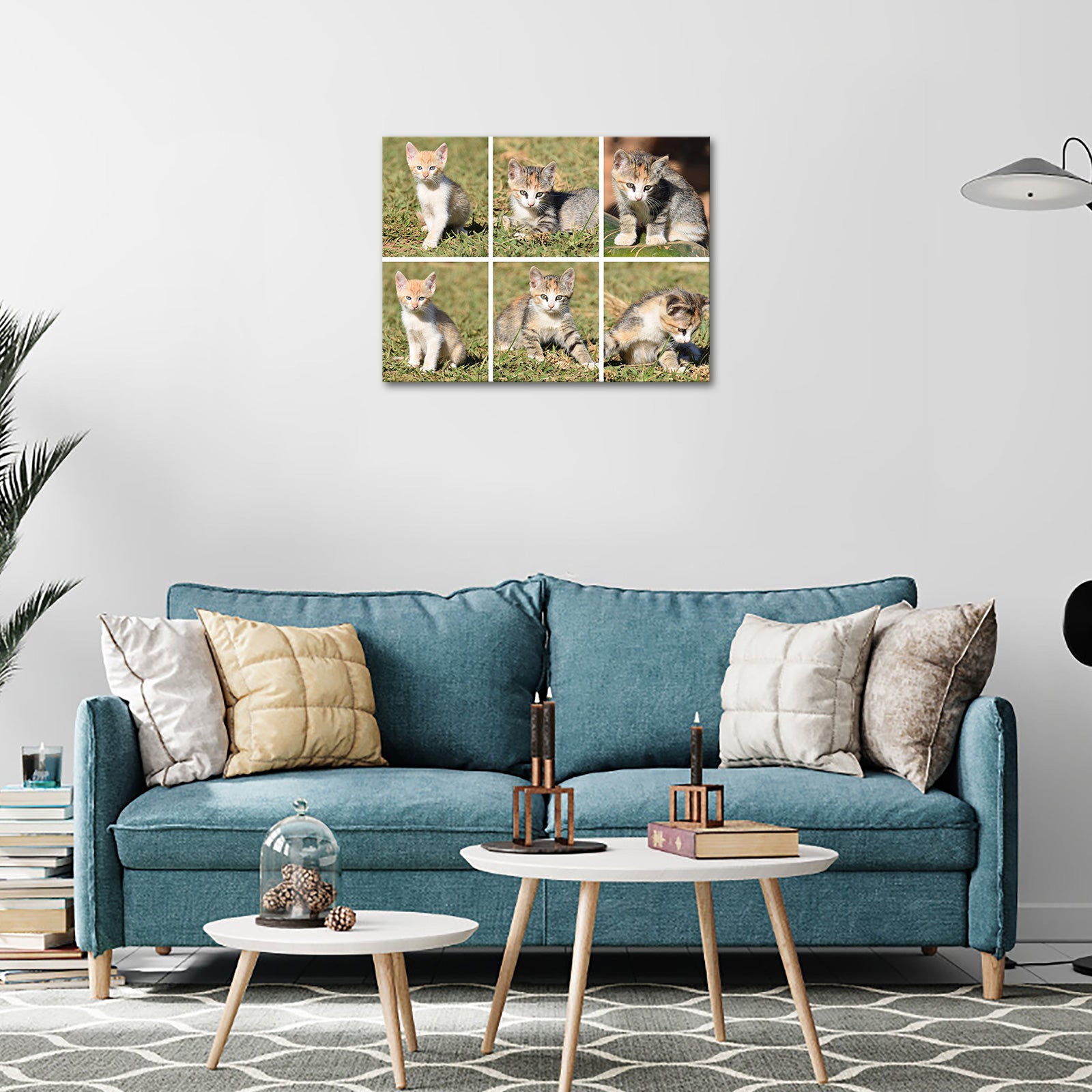 Pet memorial custom photo printing on the wall