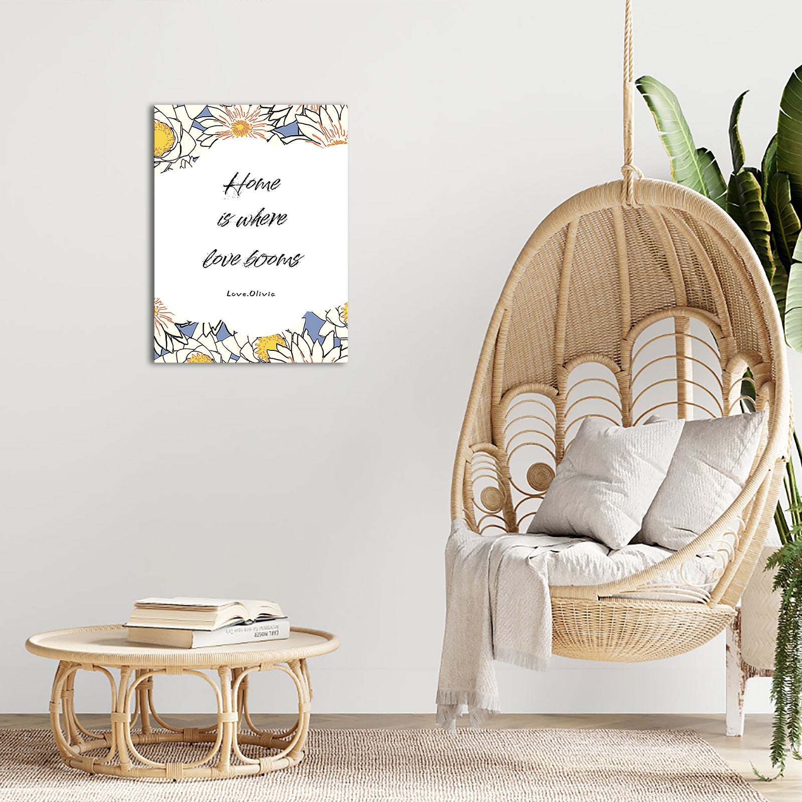 Personalized Family Sign Canvas Print