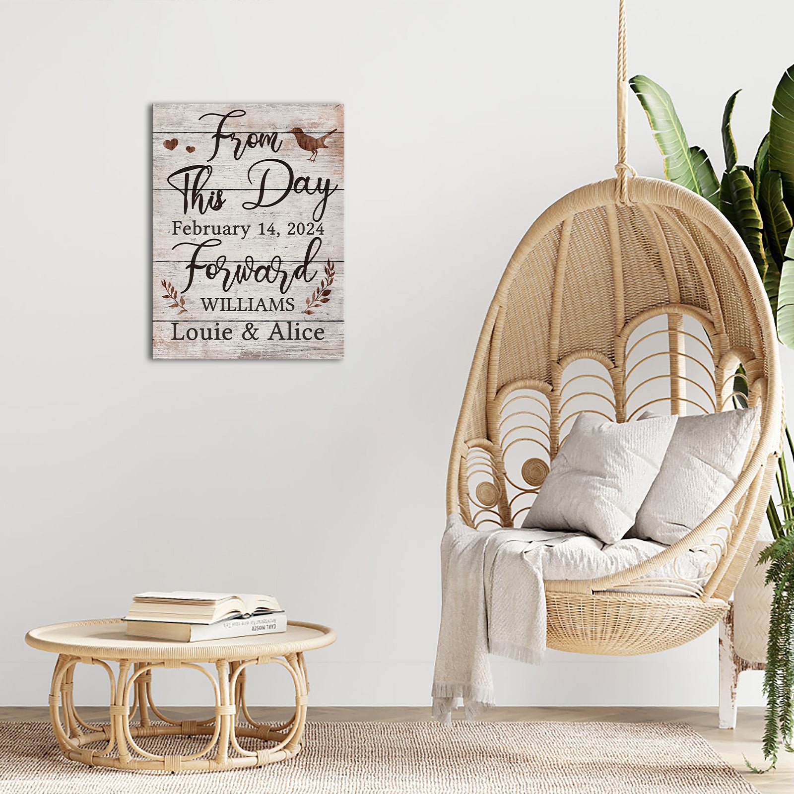 custom canvas wall art with words