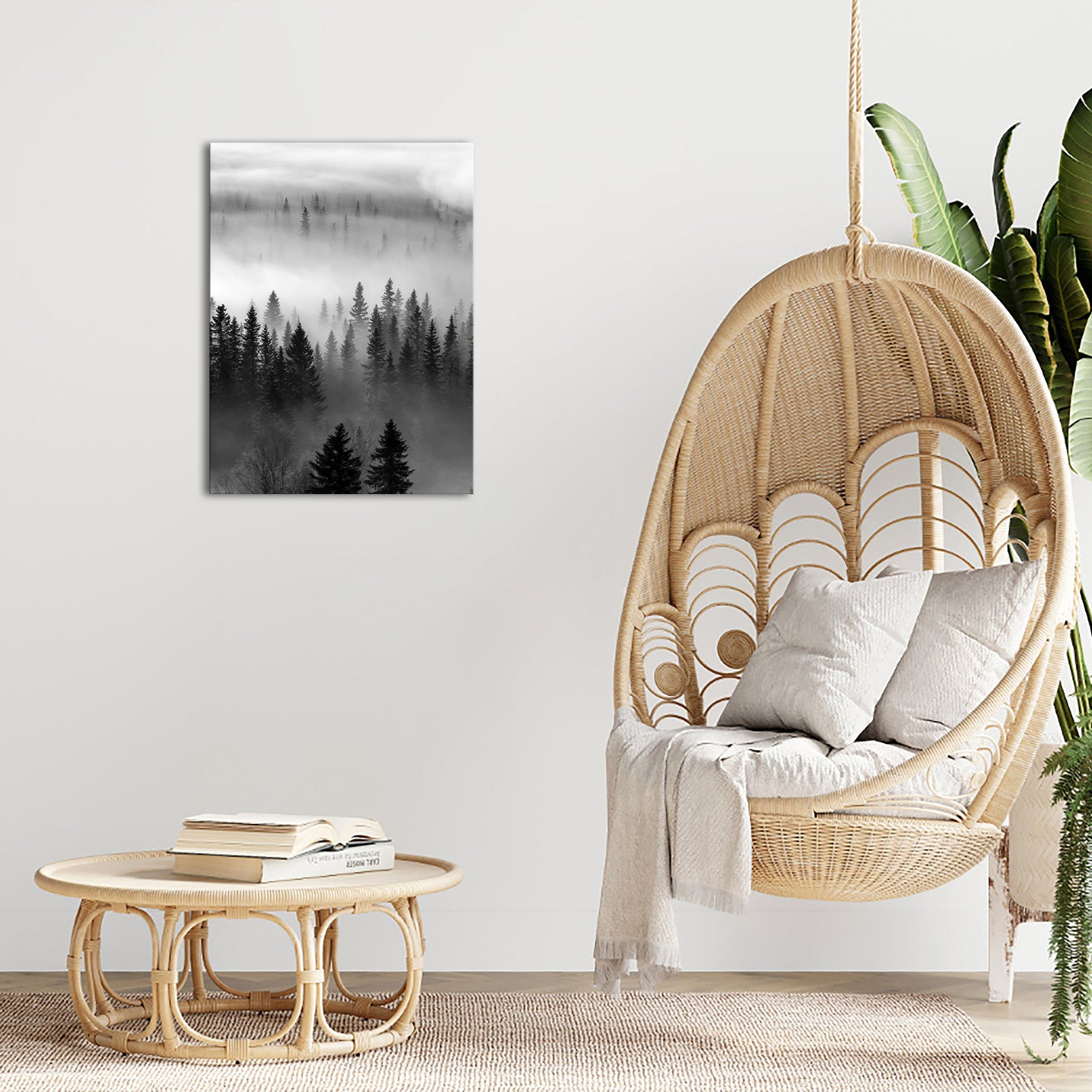 black and white wall art