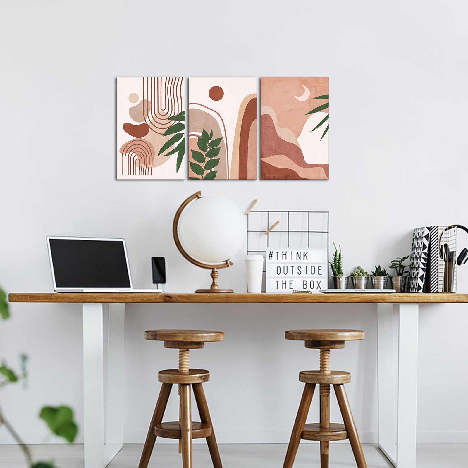 Abstract Bohemian-Inspired Landscape