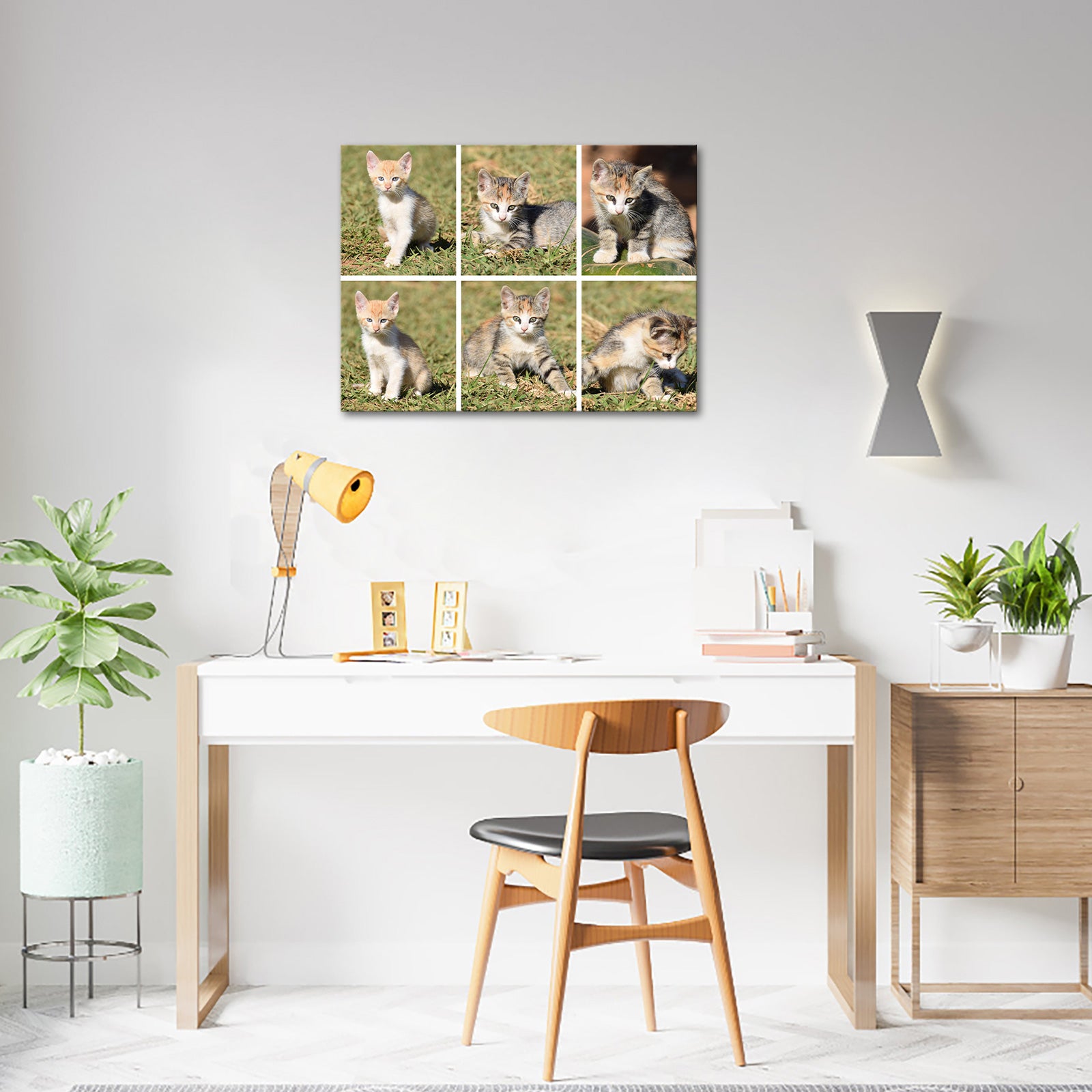 Pet memorial custom photo printing on the wall