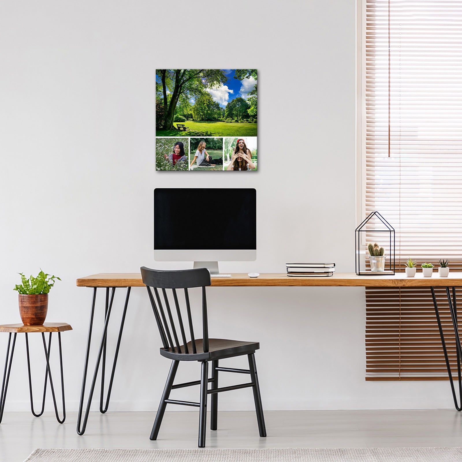 rectangular custom collage canvas