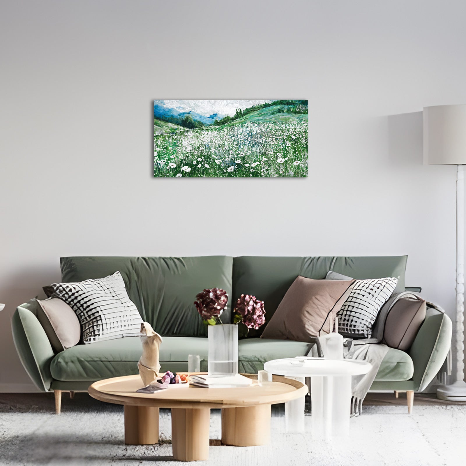 Wildflowers Meadow cheapest canvas prints free shipping