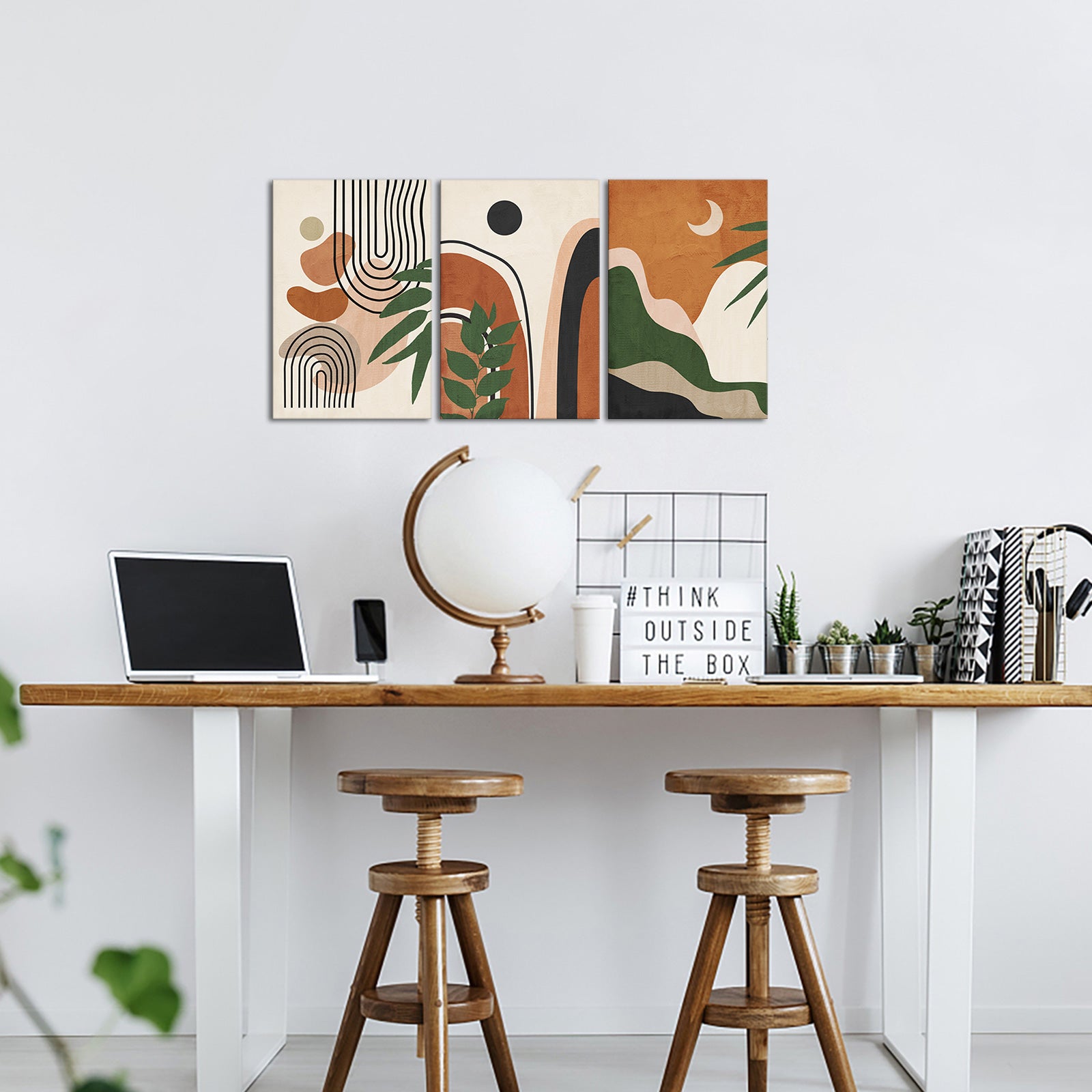 Abstract Bohemian-Inspired Landscape