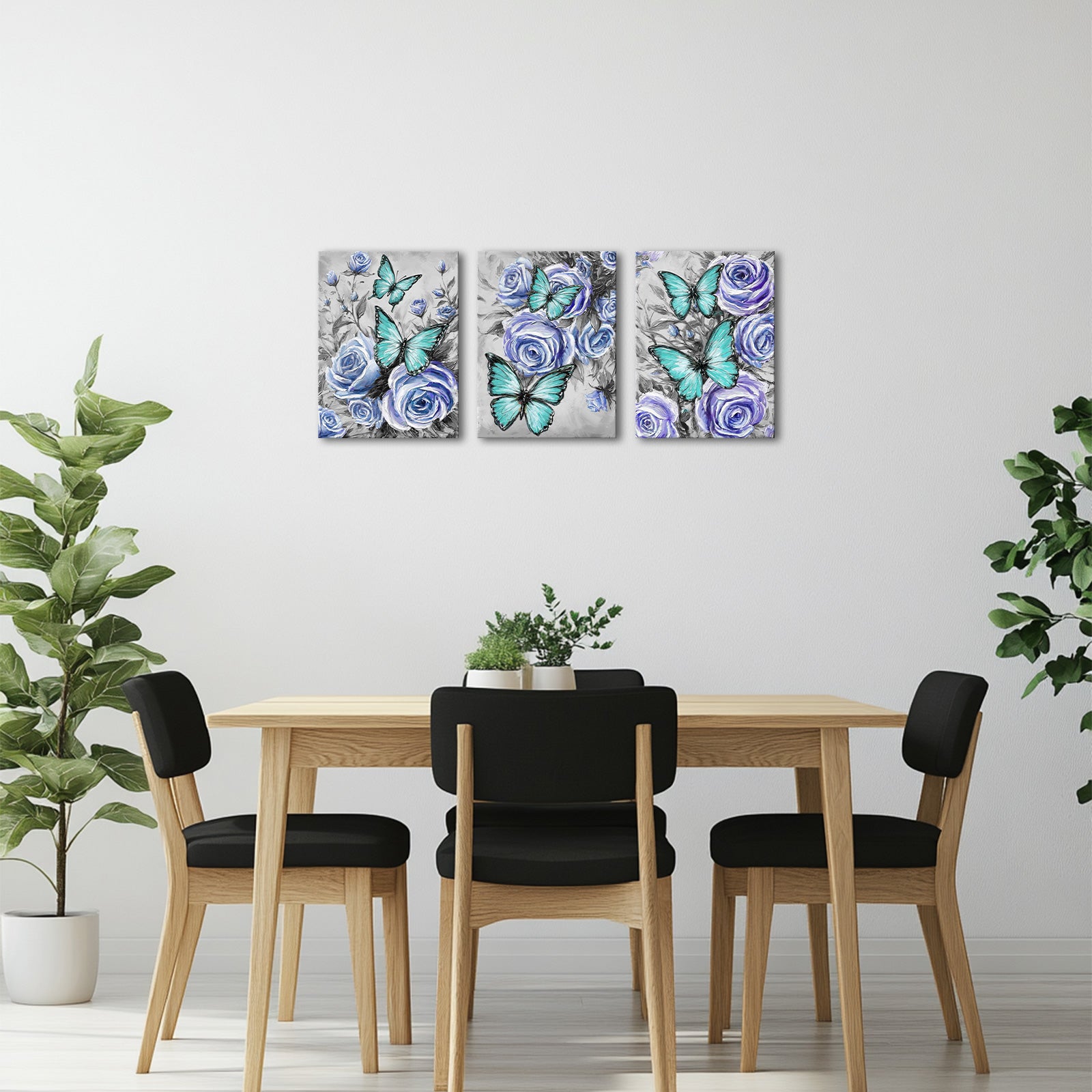 Roses And Butterflies