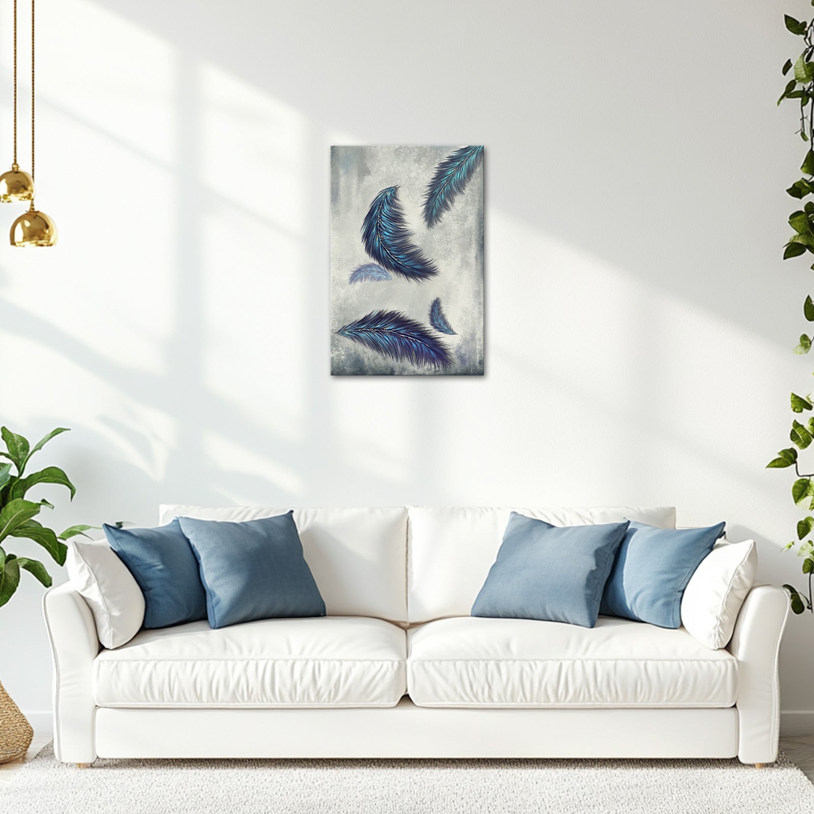 Flowing Feathers purchase small canvas prints