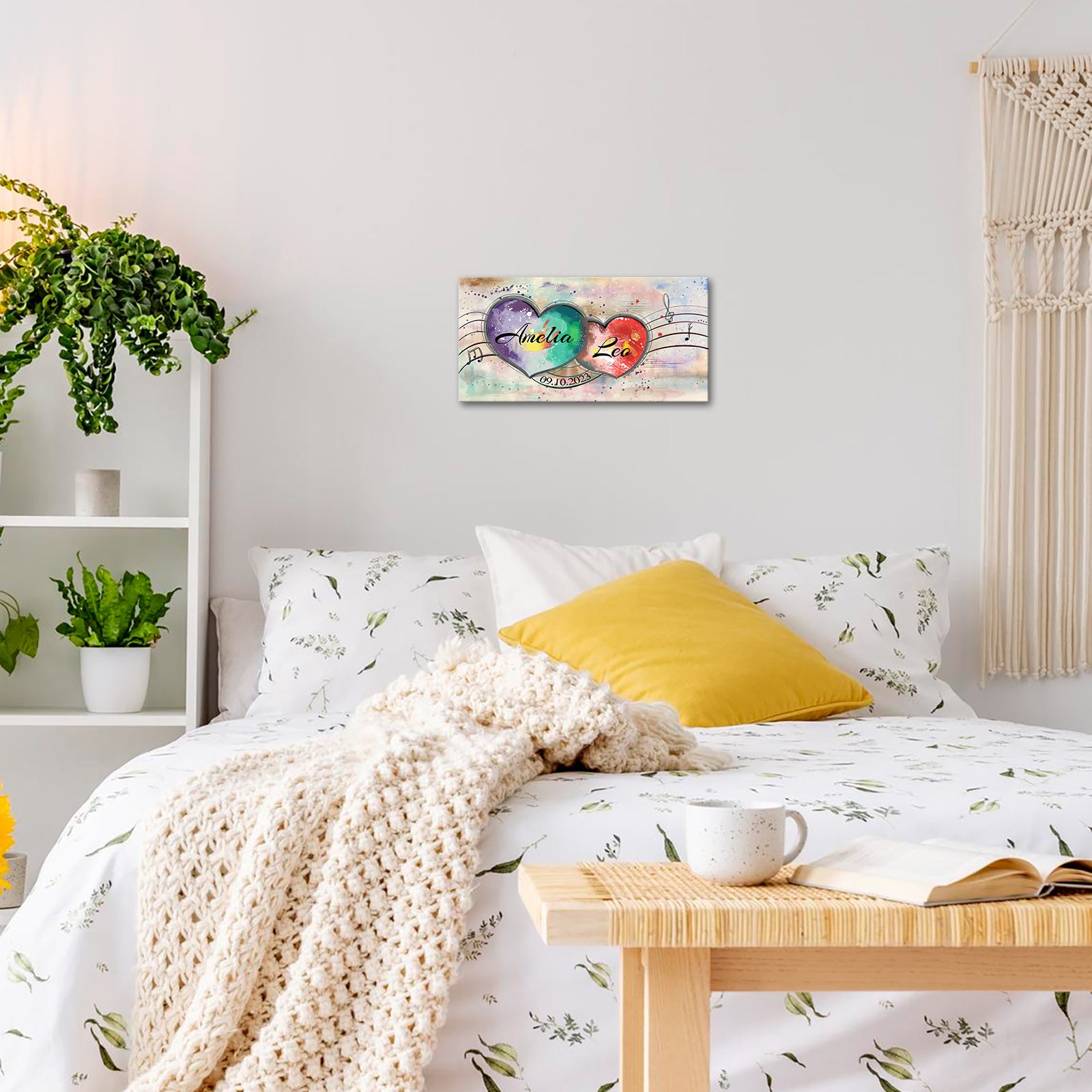 personalized picture to canvas wall art