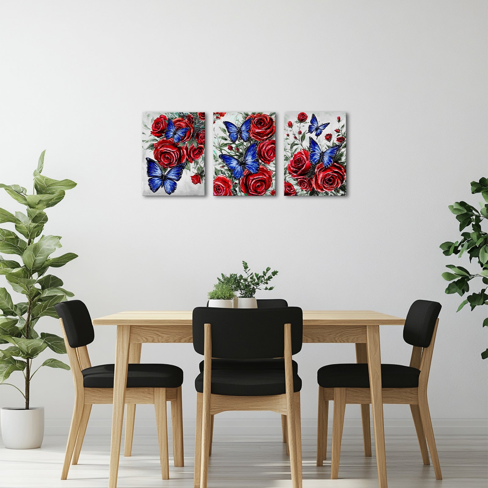 Roses And Butterflies