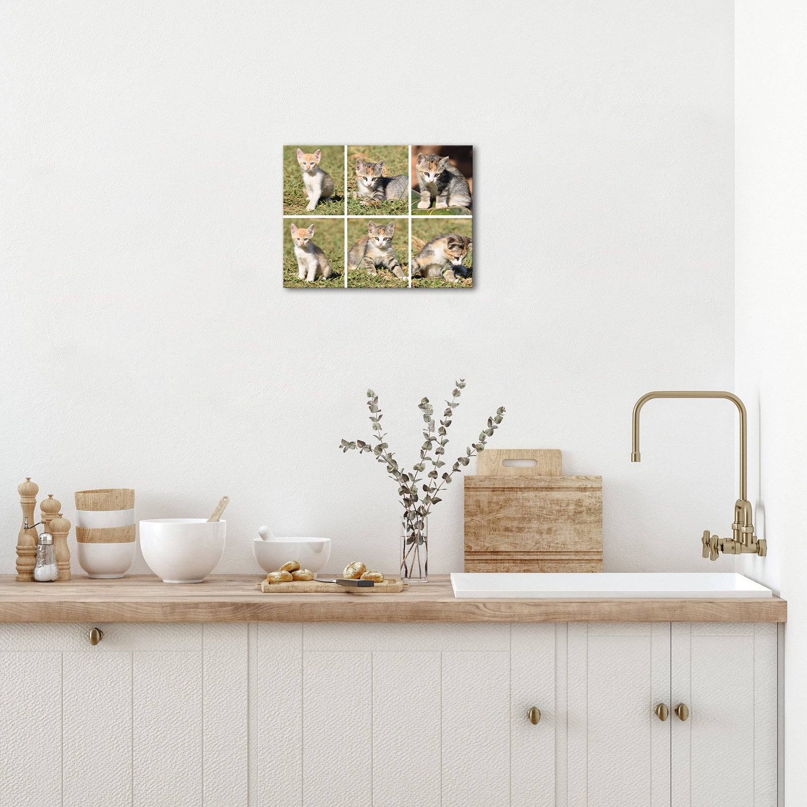 Pet memorial custom photo printing on the wall