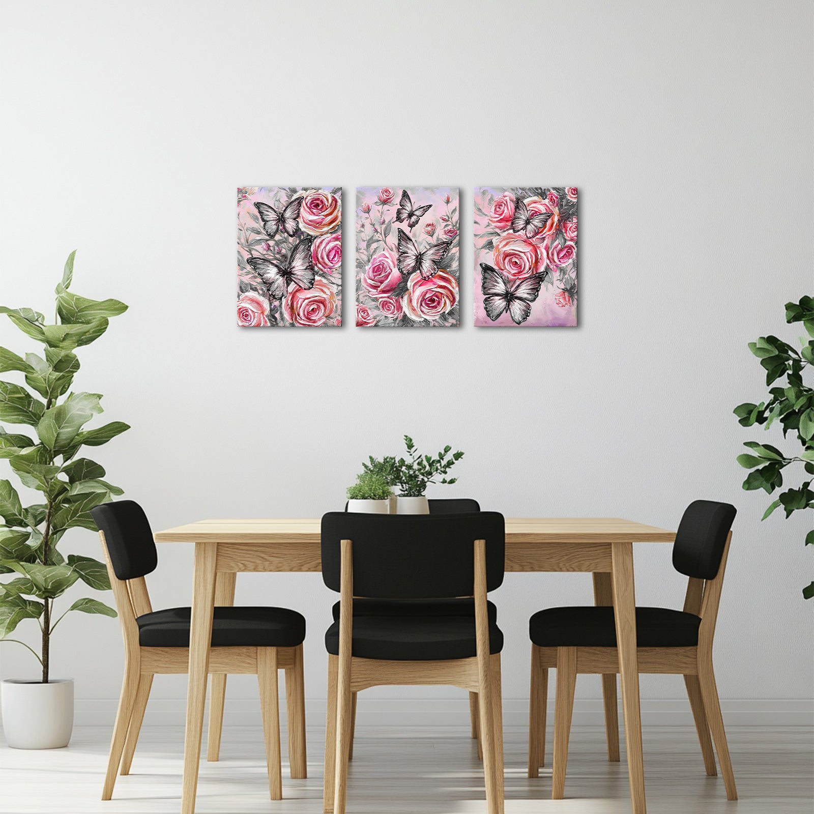 Roses And Butterflies