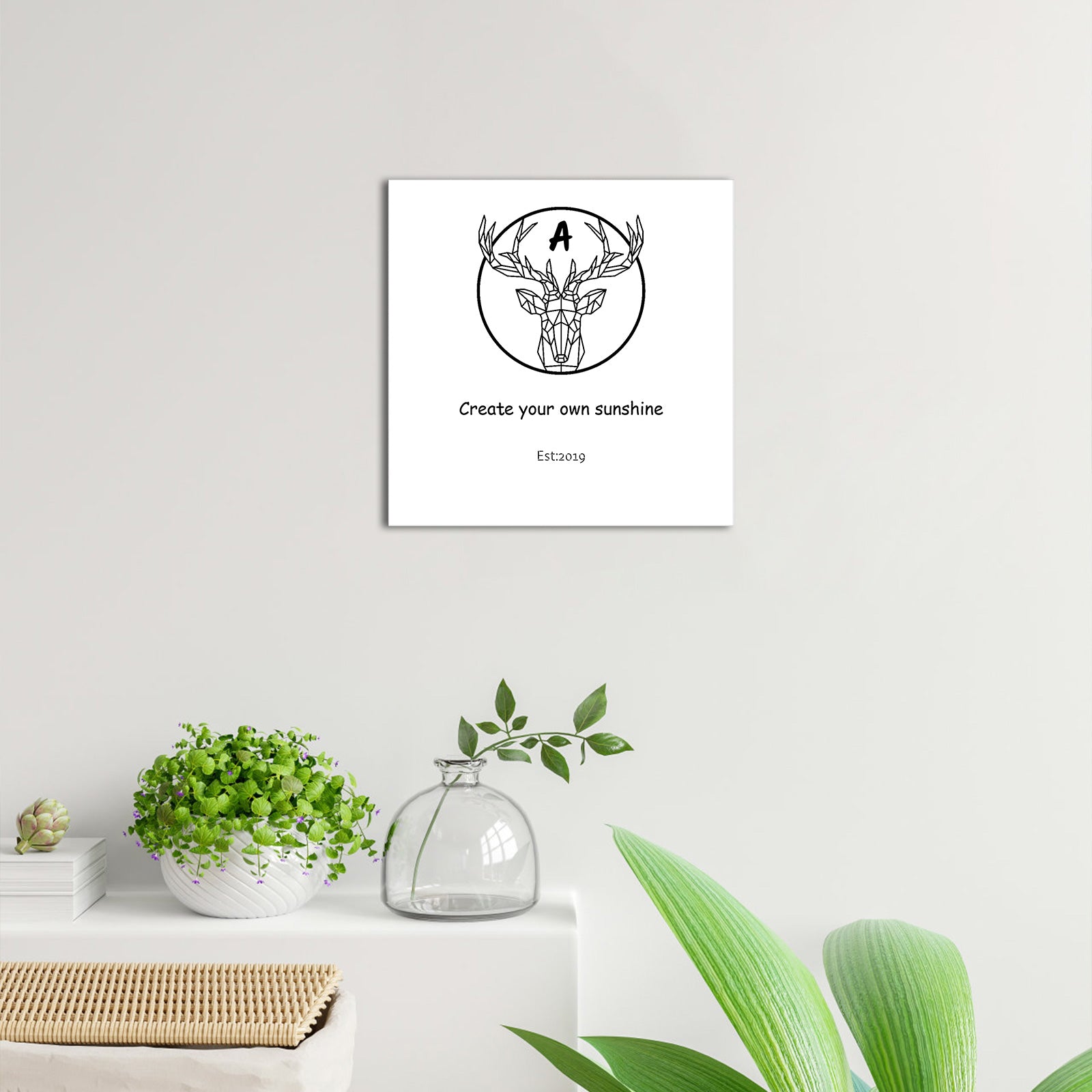 Personalised Quote Canvas Print Wall Decor