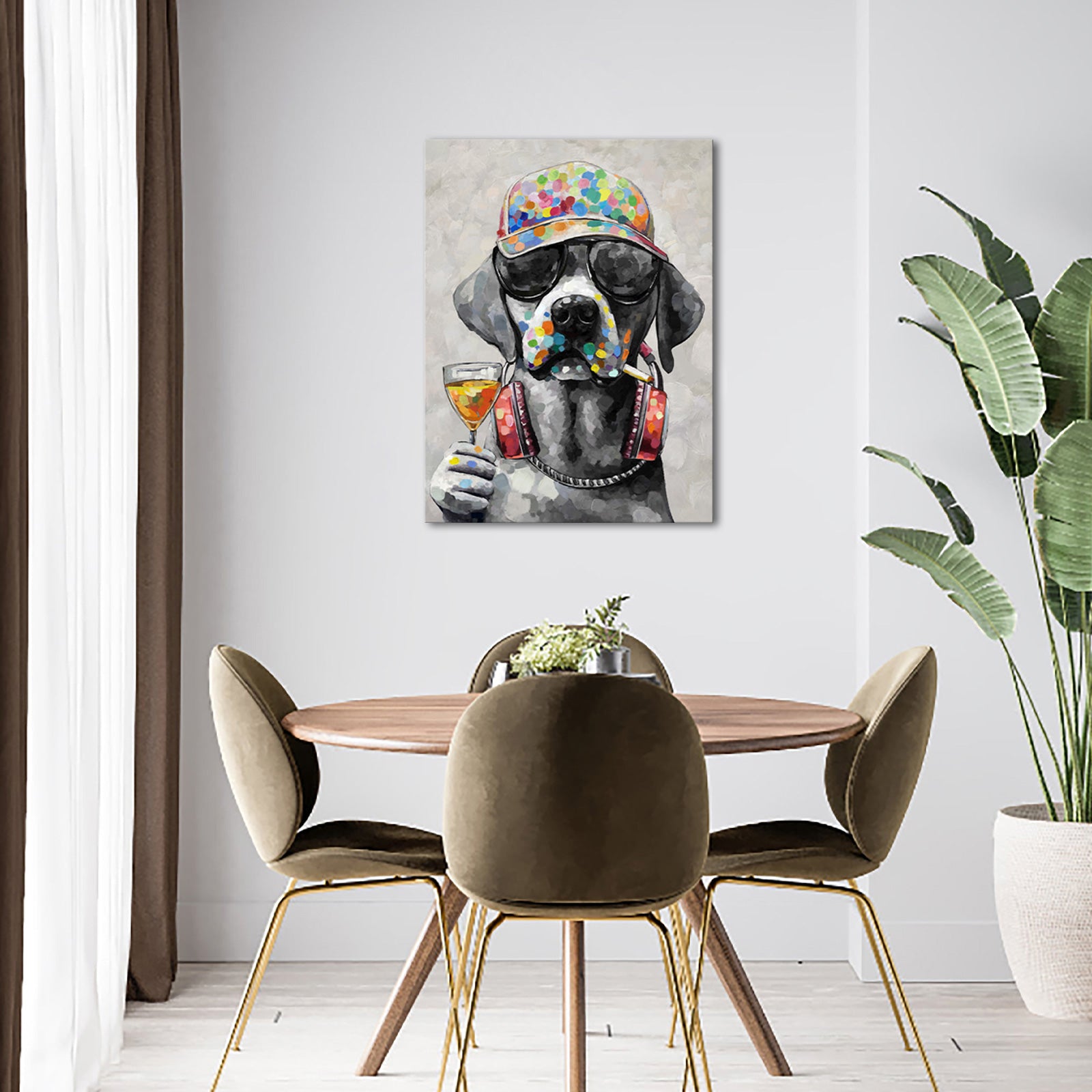 dog large prints wall art