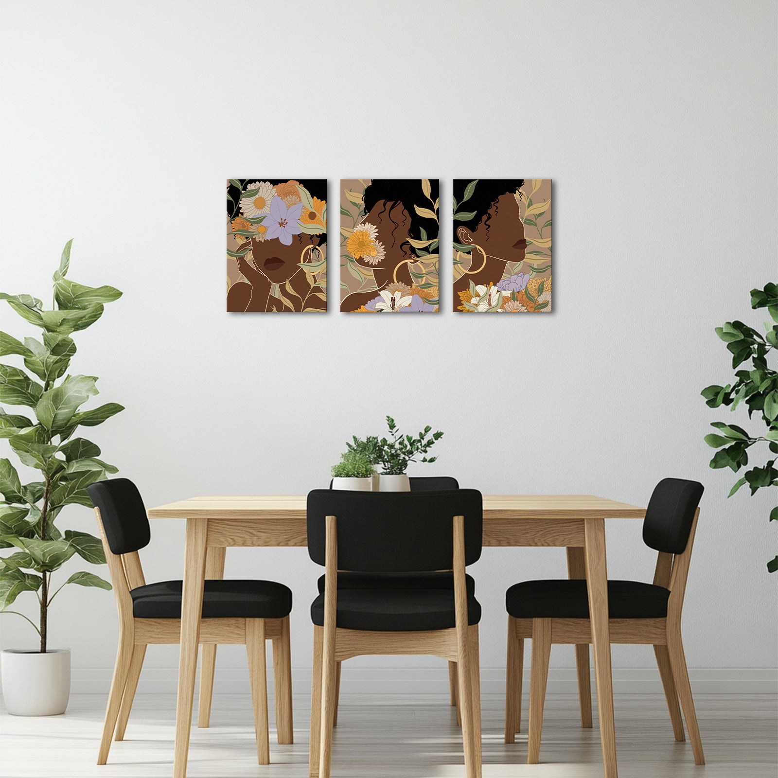 Woman Adorned With Flowers