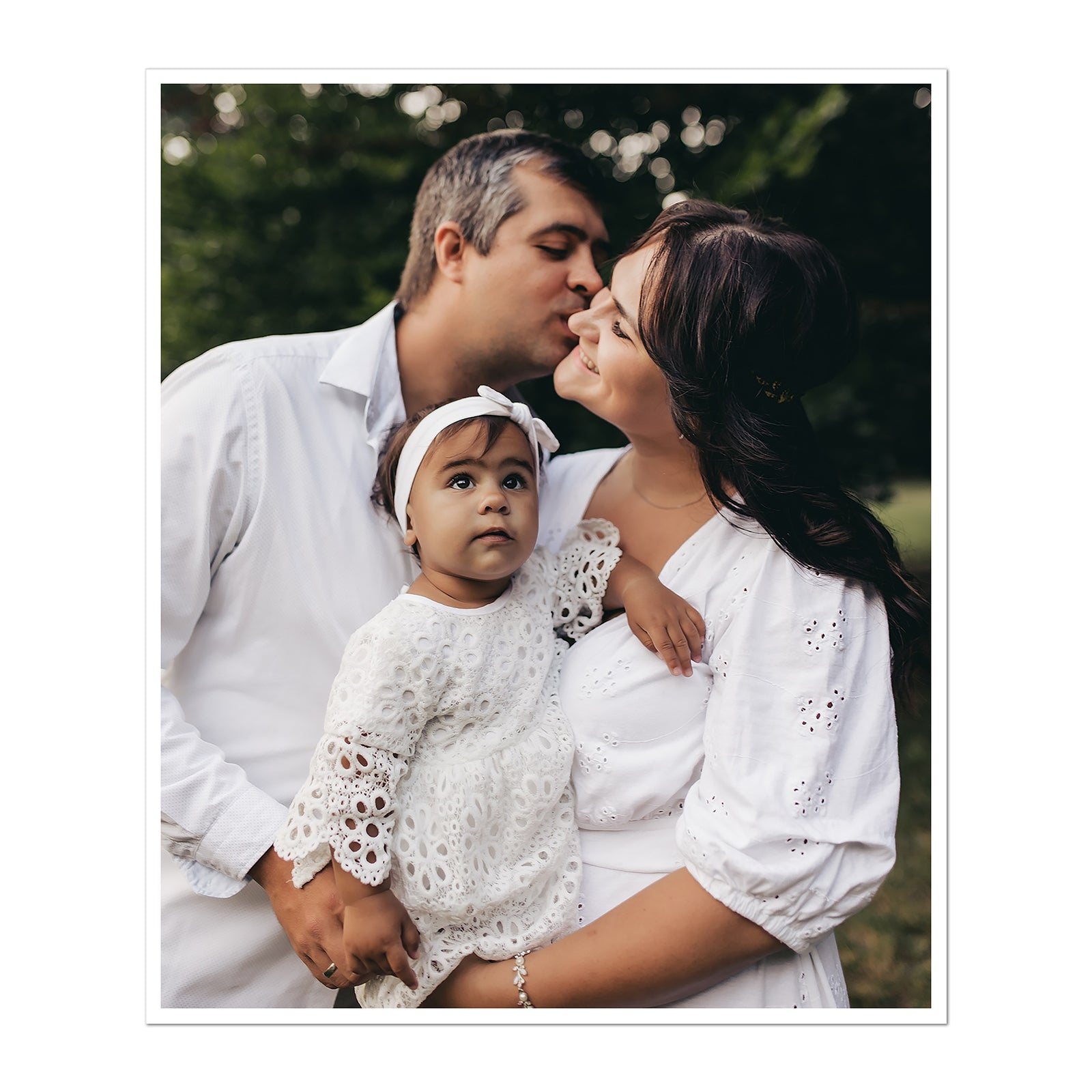 Personalized hanging canvas with family photo