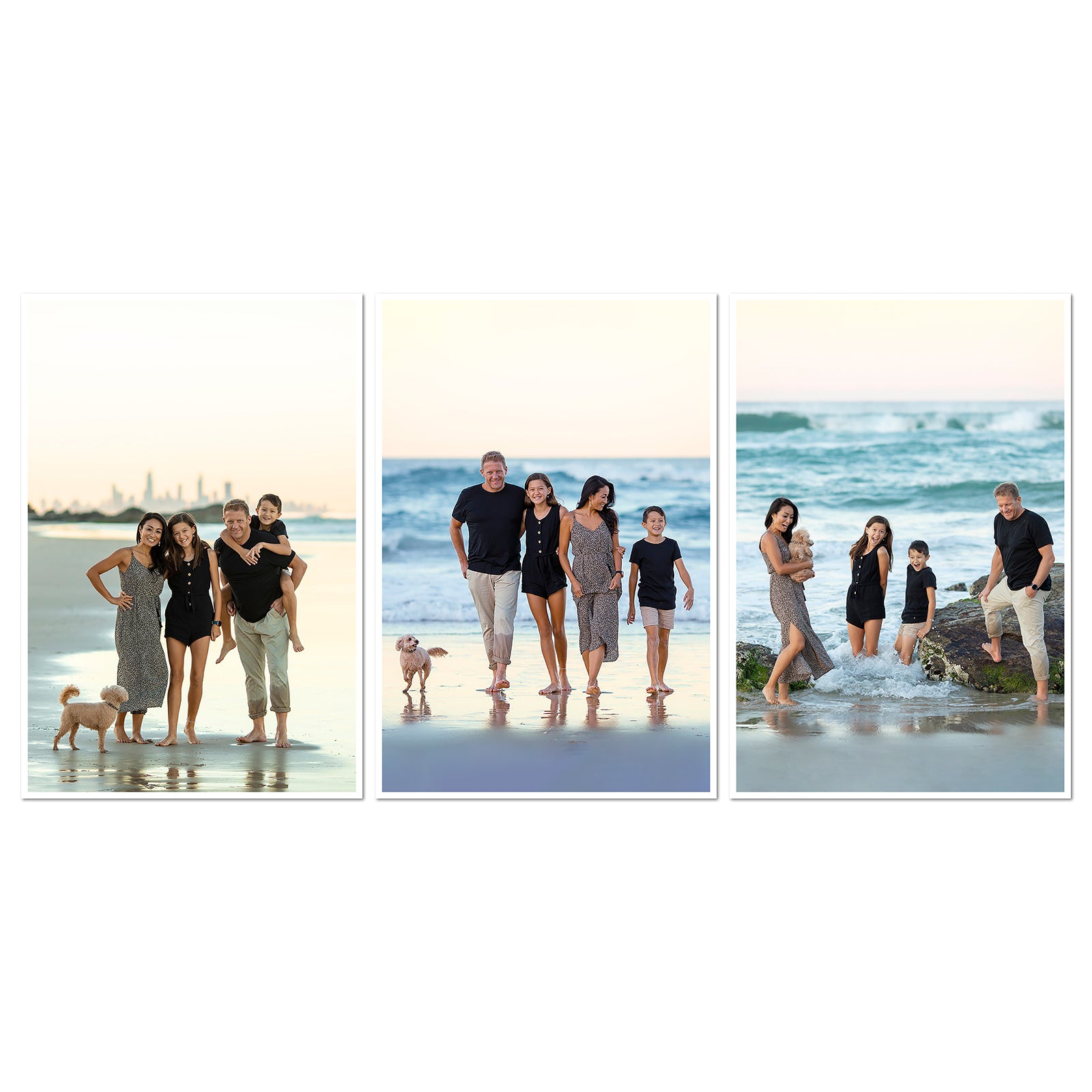 Memory photo scroll print on canvas