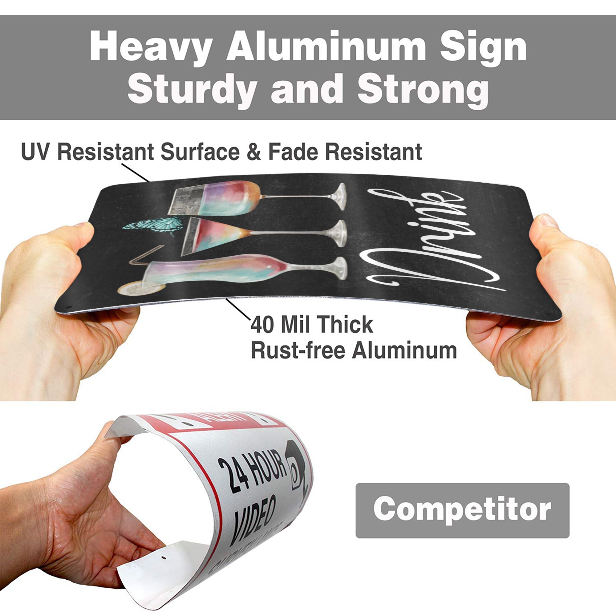 Custom Aluminum Decorative Signs