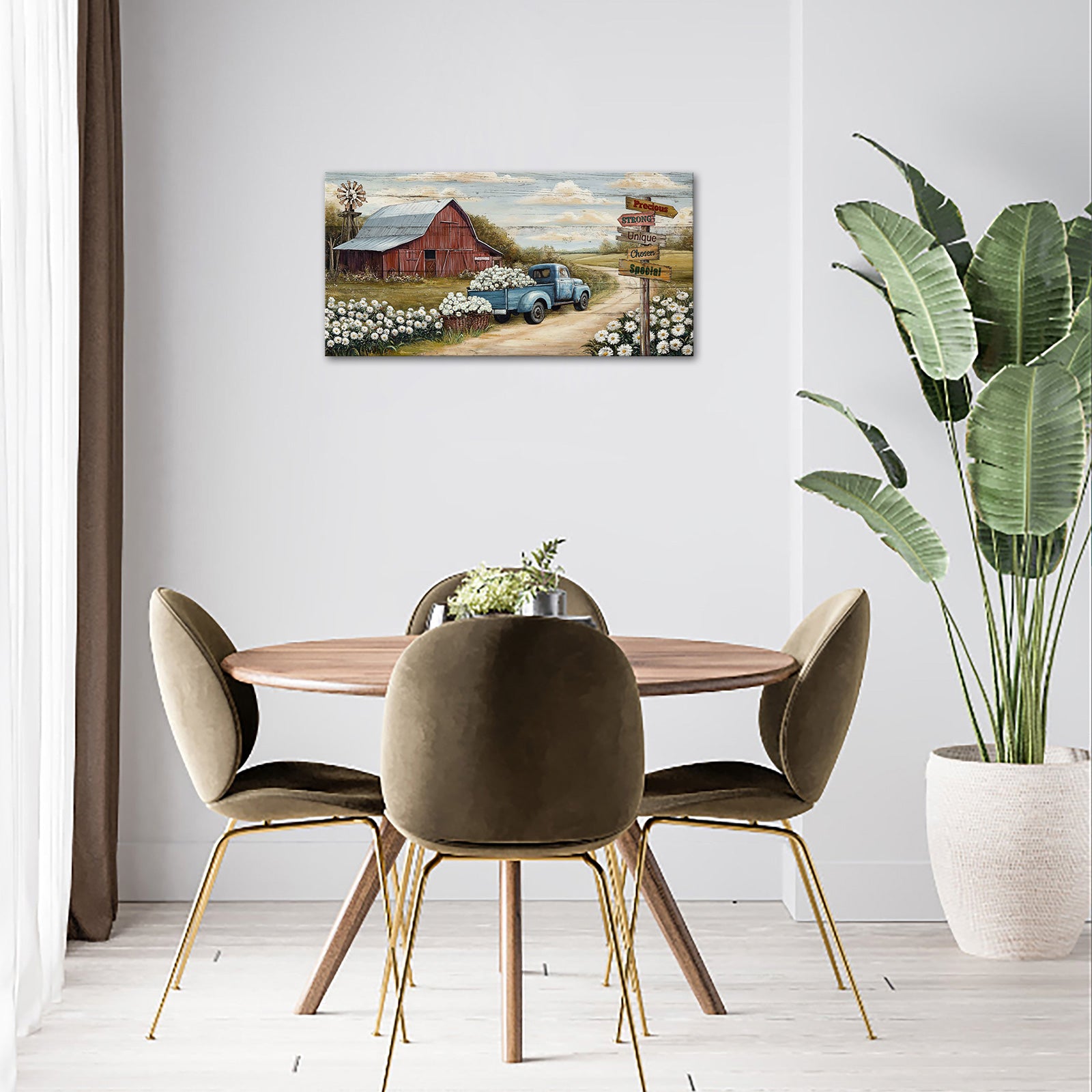 Farm style wall art canvas prints