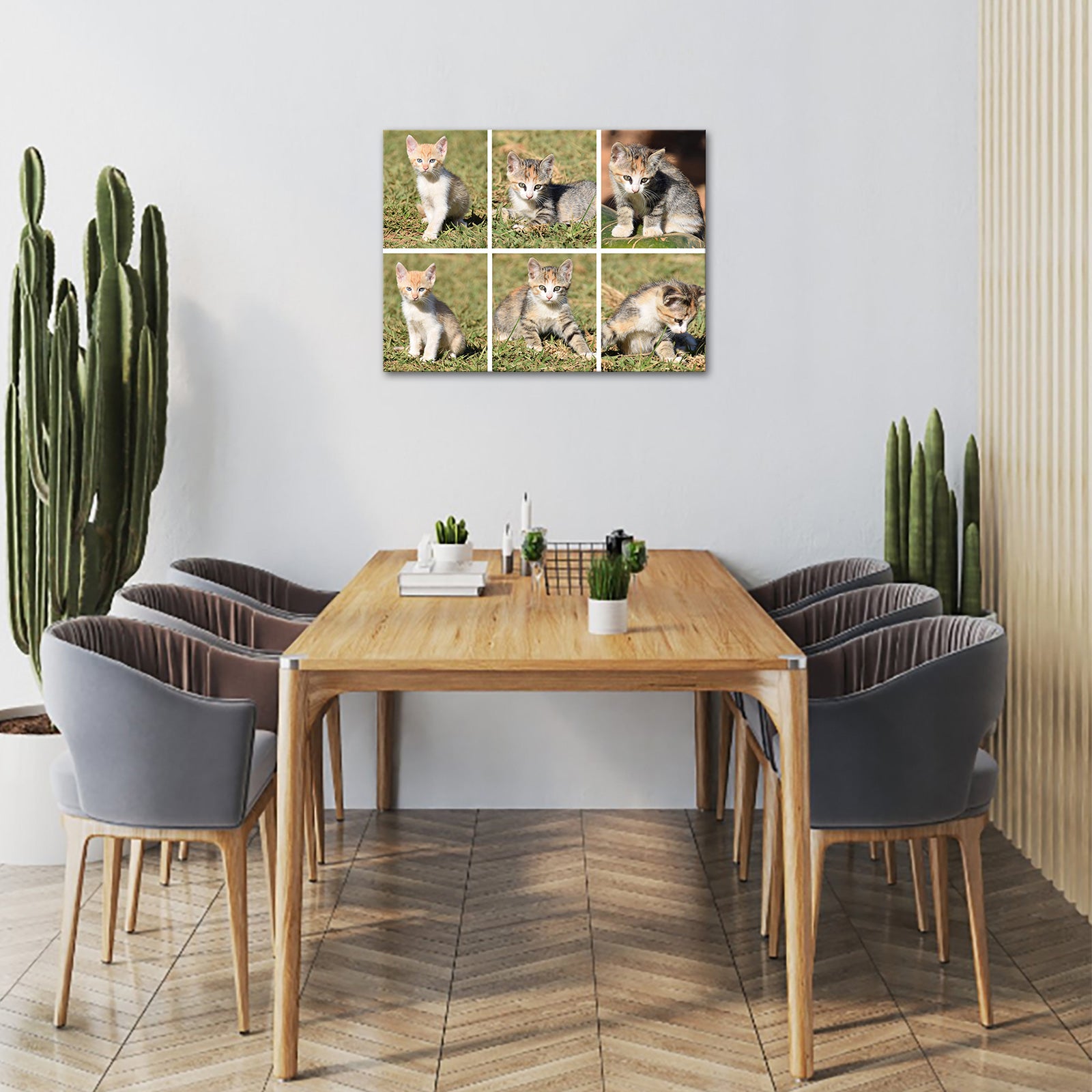 Pet memorial custom photo printing on the wall