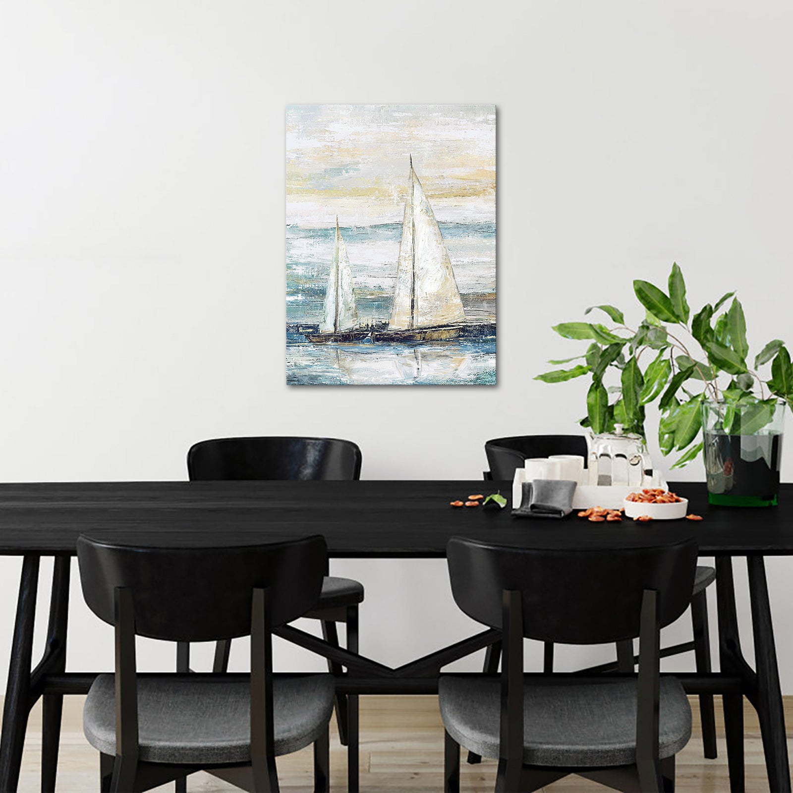 Sailboat Sailing On The Sea canvas photo prints